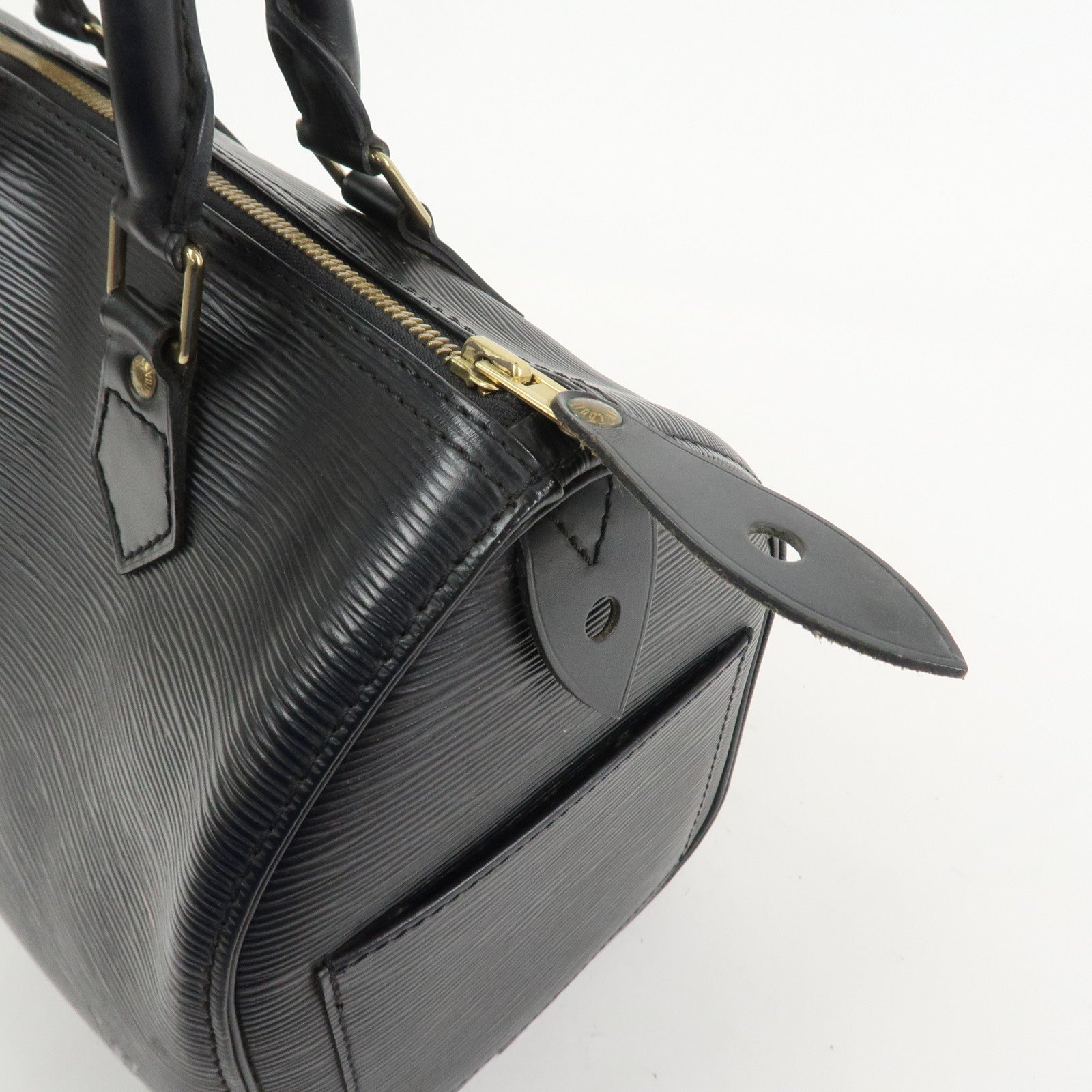 Louis Vuitton Epi Leather Speedy 25 Hand Bag Boston Bag Noir M59032