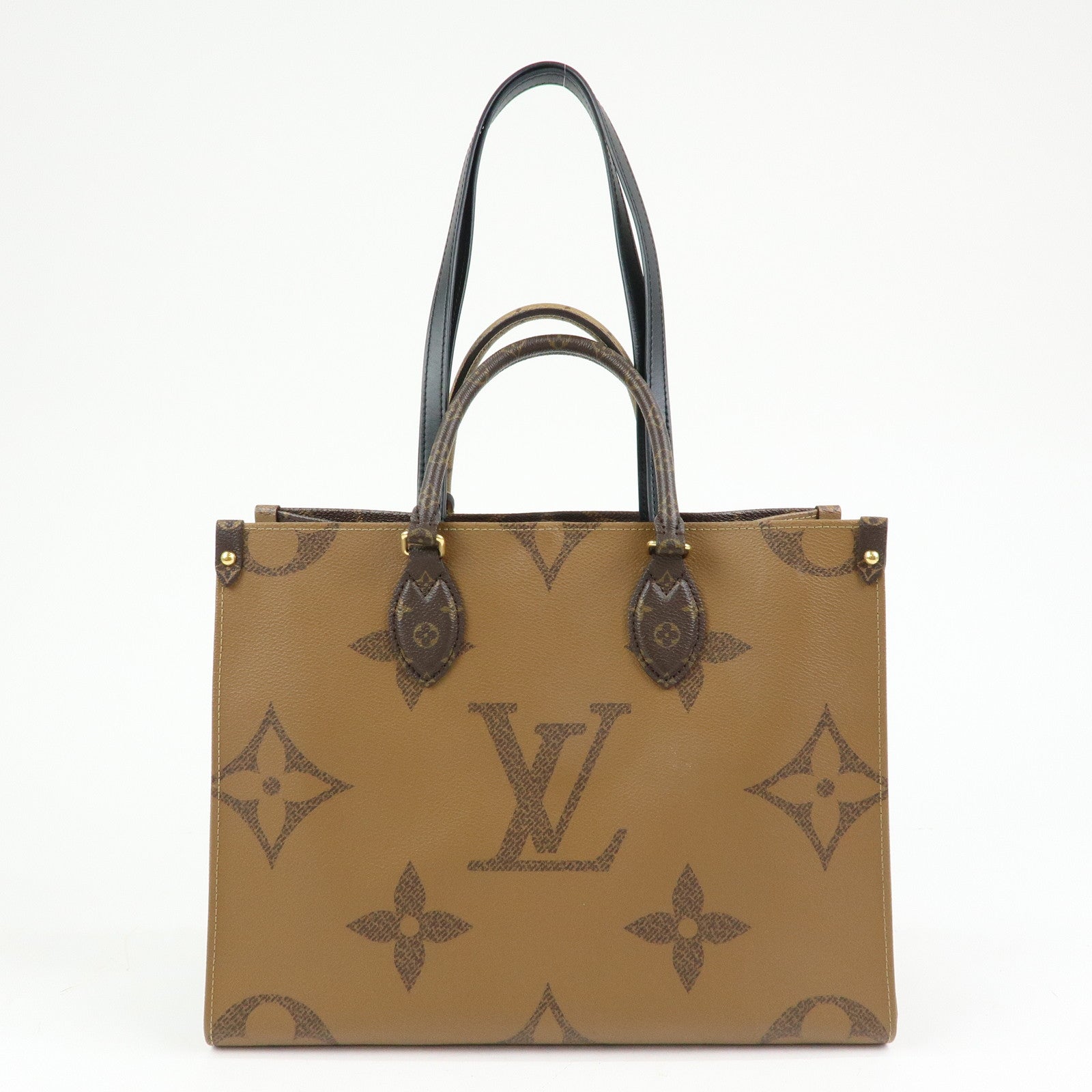 LOUIS VUITTON Monogram Giant Reverse On the Go MM Tote Bag M45321