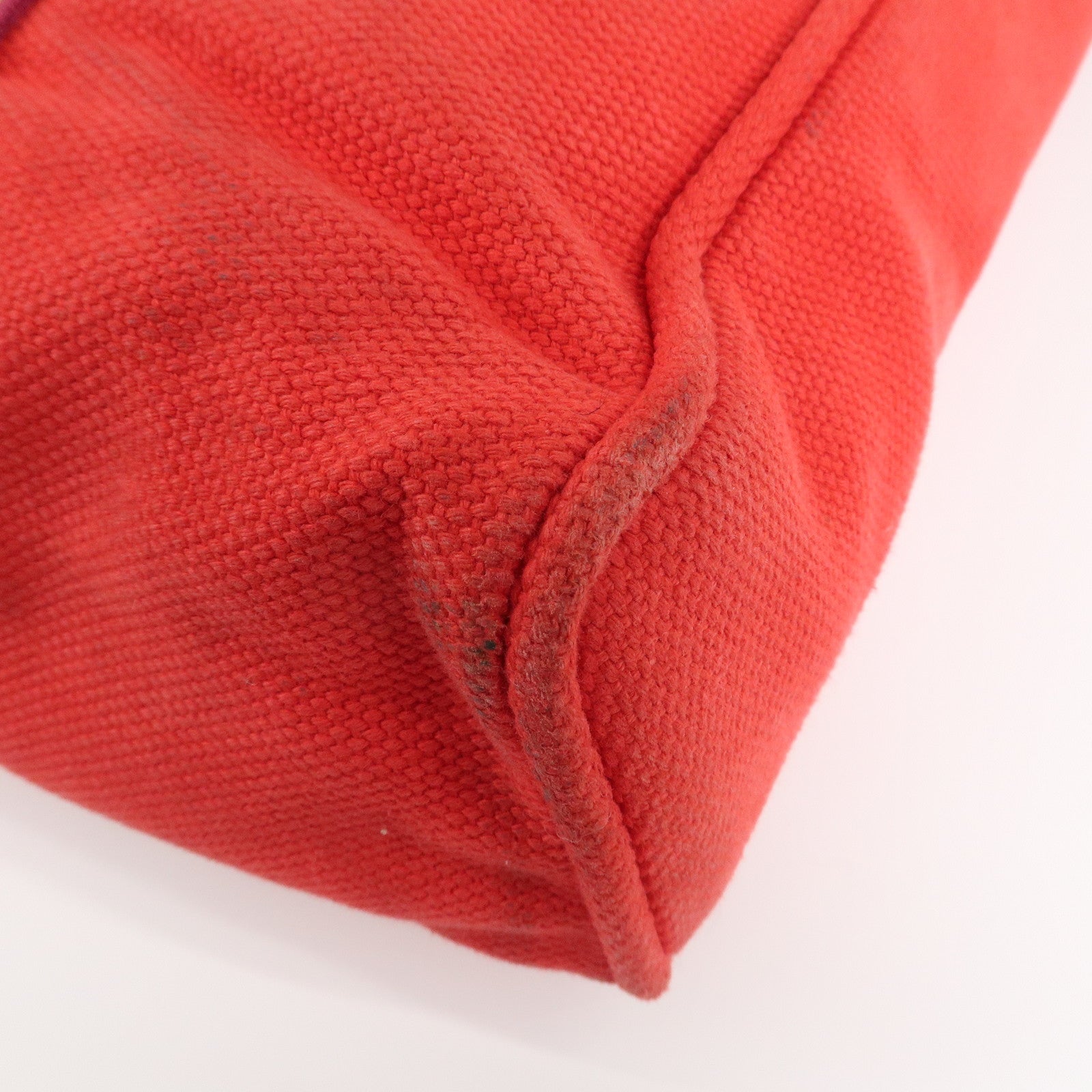 Louis Vuitton Antigua Cabas GM Canvas Shoulder Bag Rouge M40031 Used