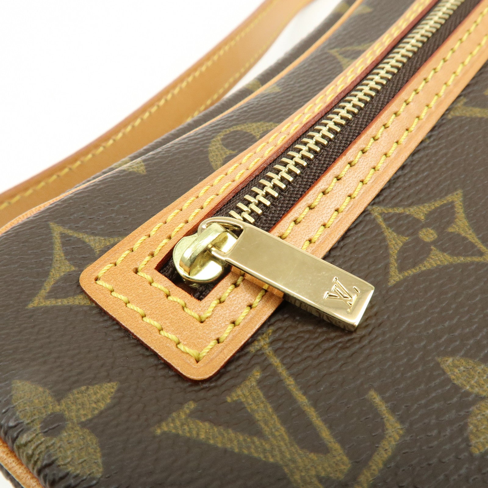 Louis Vuitton Monogram Pochette Cite Shoulder Bag Brown M51183