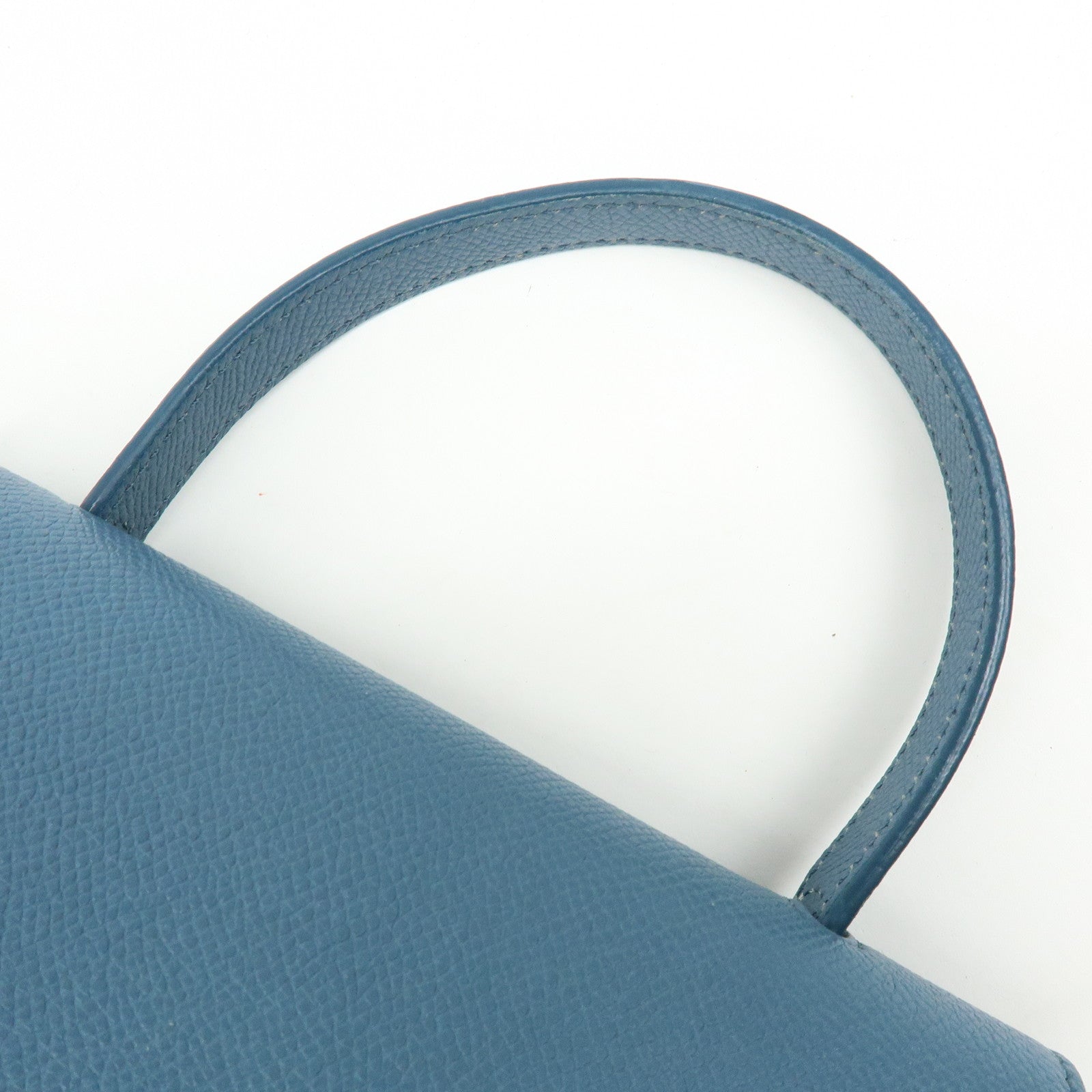 CELINE Belt Bag Leather 2Way Bag Hand Bag Shoulder Bag Blue