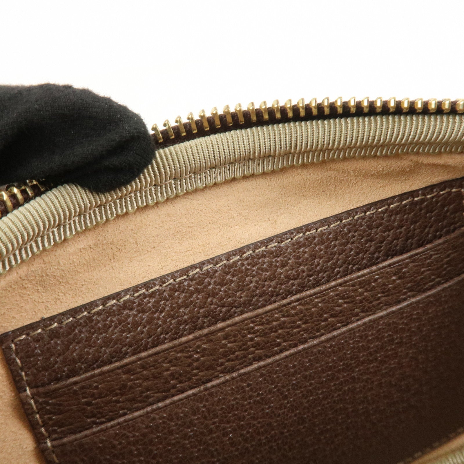 GUCCI Ophidia GG Supreme Leather Waist Bag Brown 519308