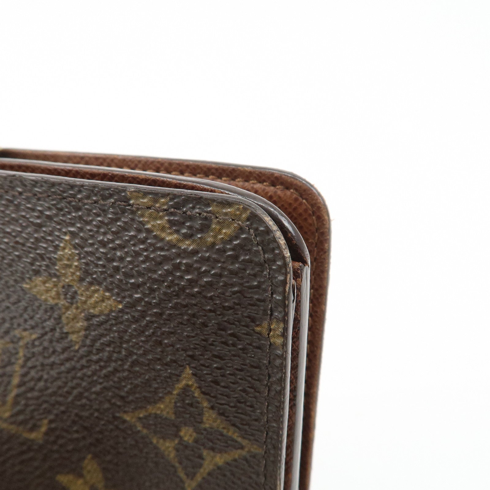 Louis Vuitton Monogram Porte Papier Zip Bi-fold Wallet Brown M61207