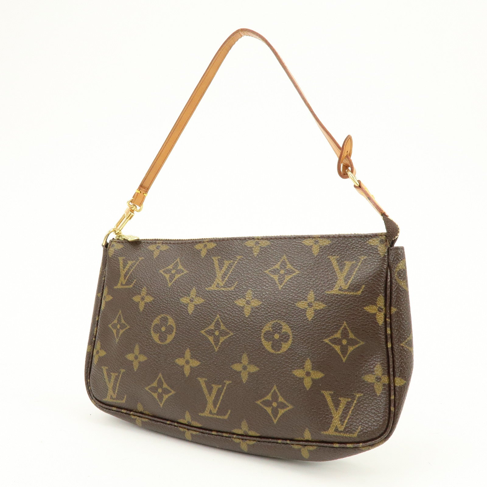 Louis Vuitton Monogram Pochette Accessoires Pouch Hand Bag M51980