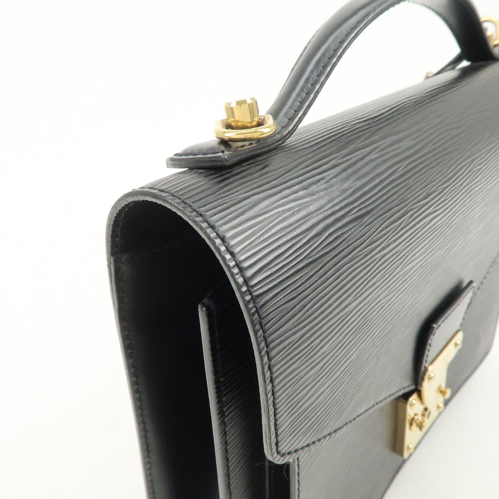 Louis Vuitton Epi Monceau 2Way Shoulder Bag Hand Bag Noir M52122