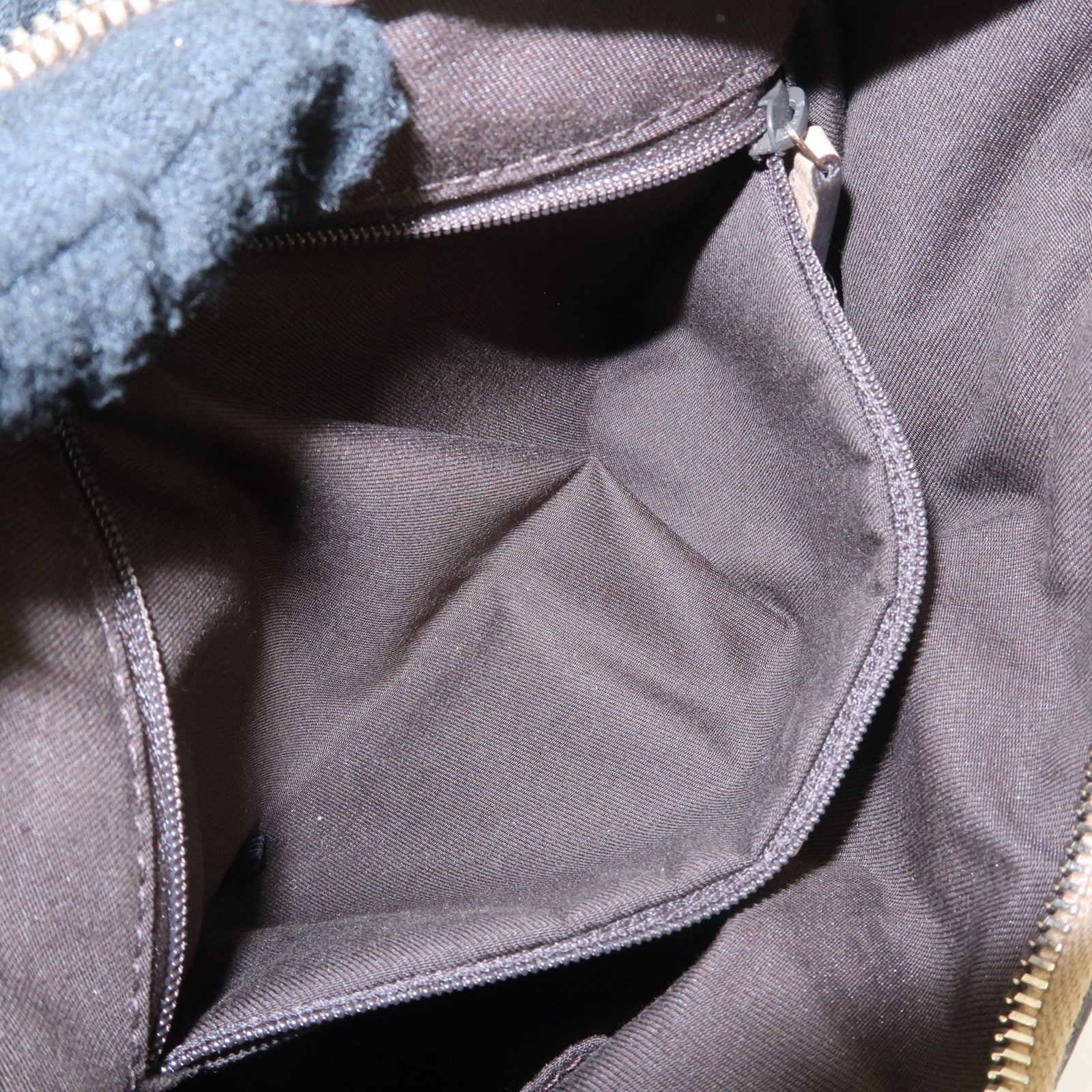 GUCCI Abbey GG Canvas Leather Shoulder Bag Beige 190525 Used