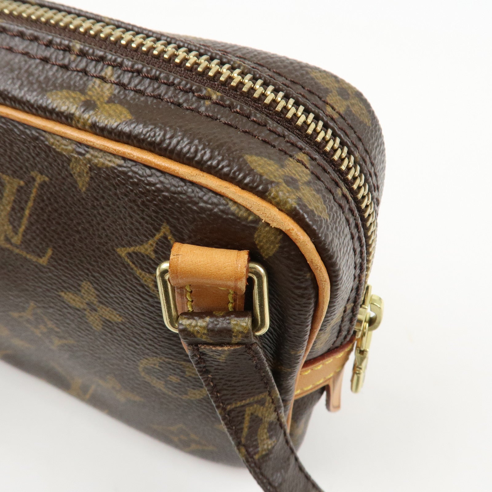 Louis Vuitton Monogram Pochette Marly Bandouliere Bag Brown M51828