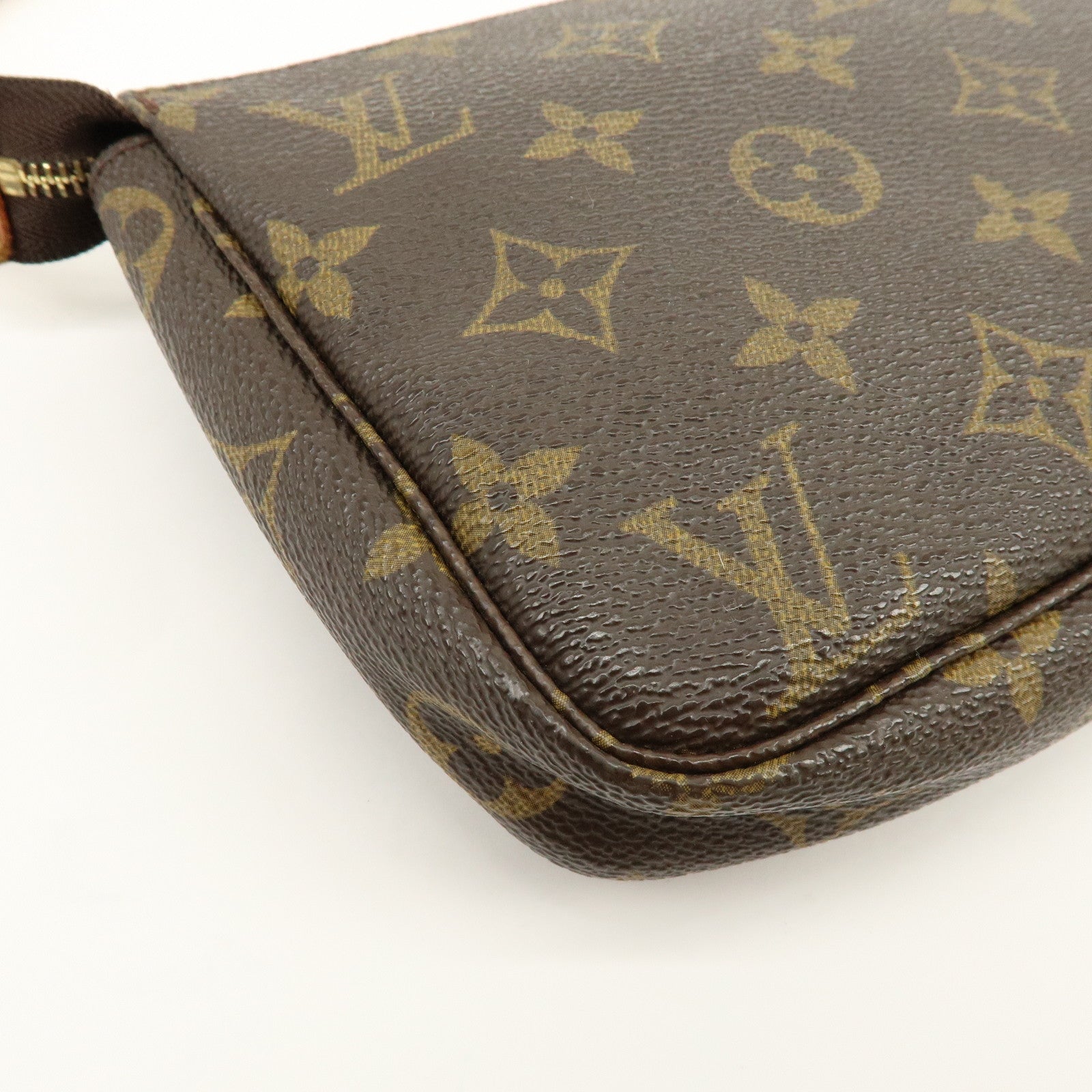 Louis Vuitton Monogram Pochette Accessoires Pouch Hand Bag M51980