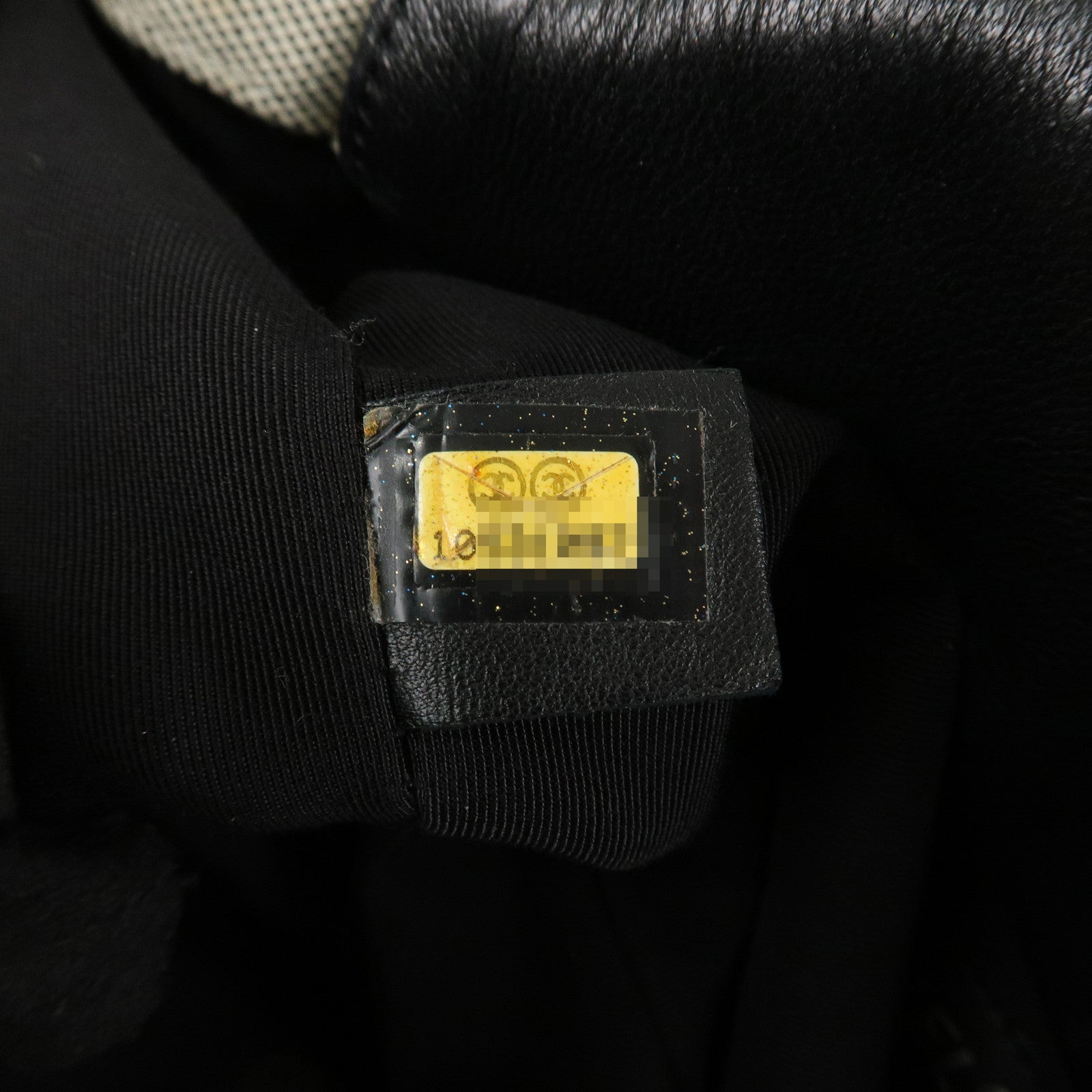 CHANEL Camelia No.5 Chocolate Bar Chain Shoulder Bag A31573 Used