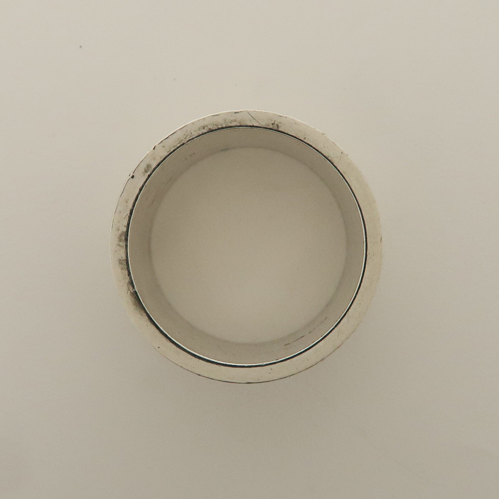GUCCI Logo Silver Ring SV925 163197