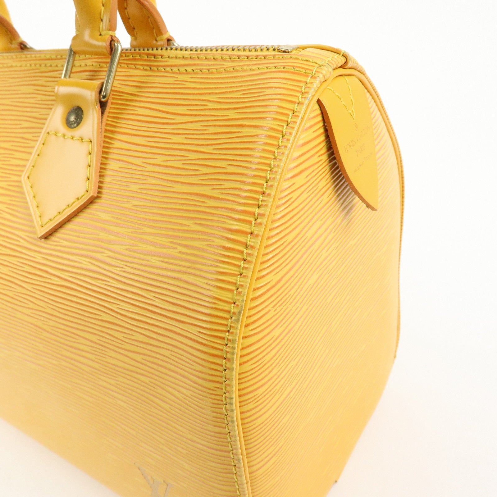 Louis Vuitton Epi Speedy 25 Boston Bag Hand Bag Yellow M43019