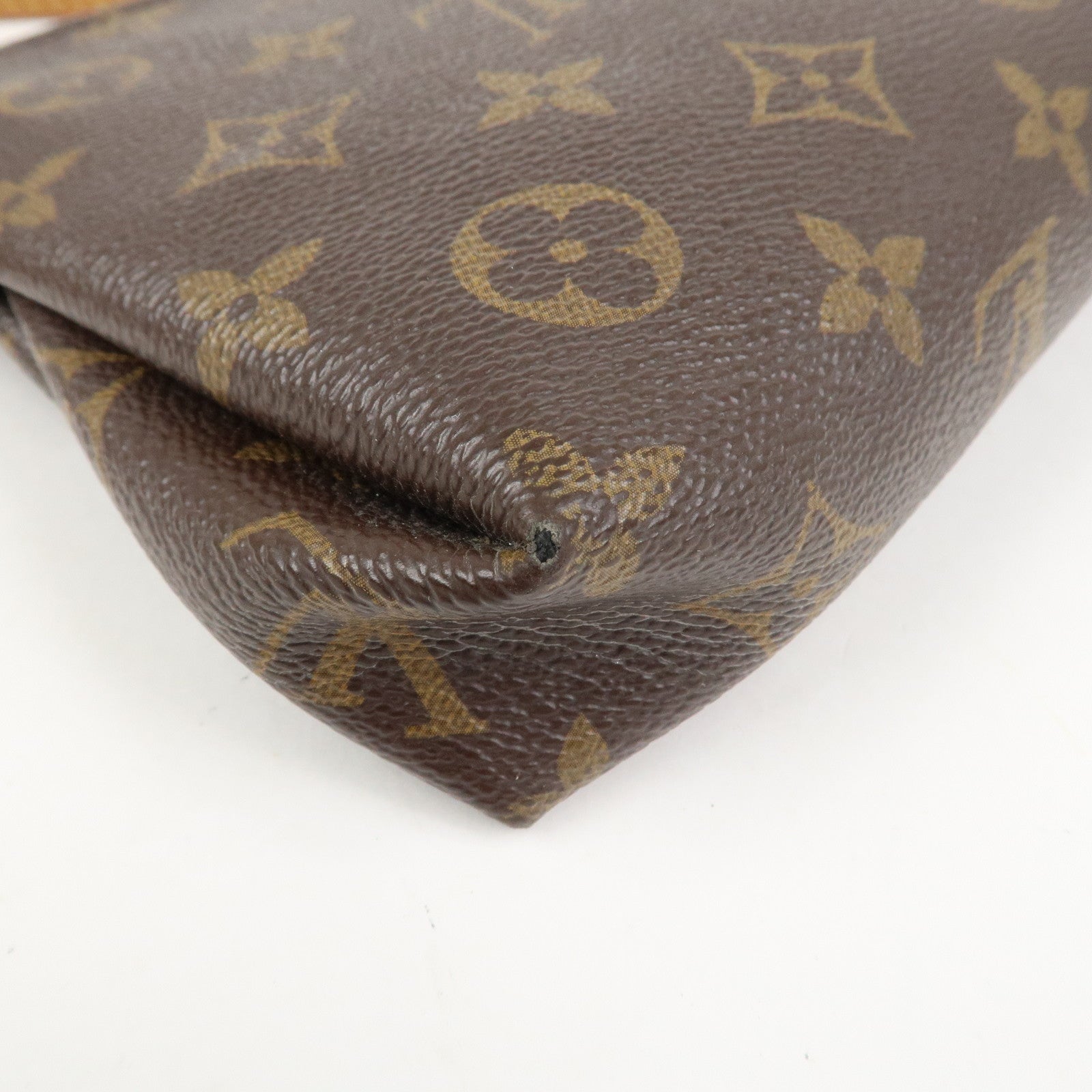 Louis Vuitton Monogram Pallas Clutch 2Way Bag Cerise M41638