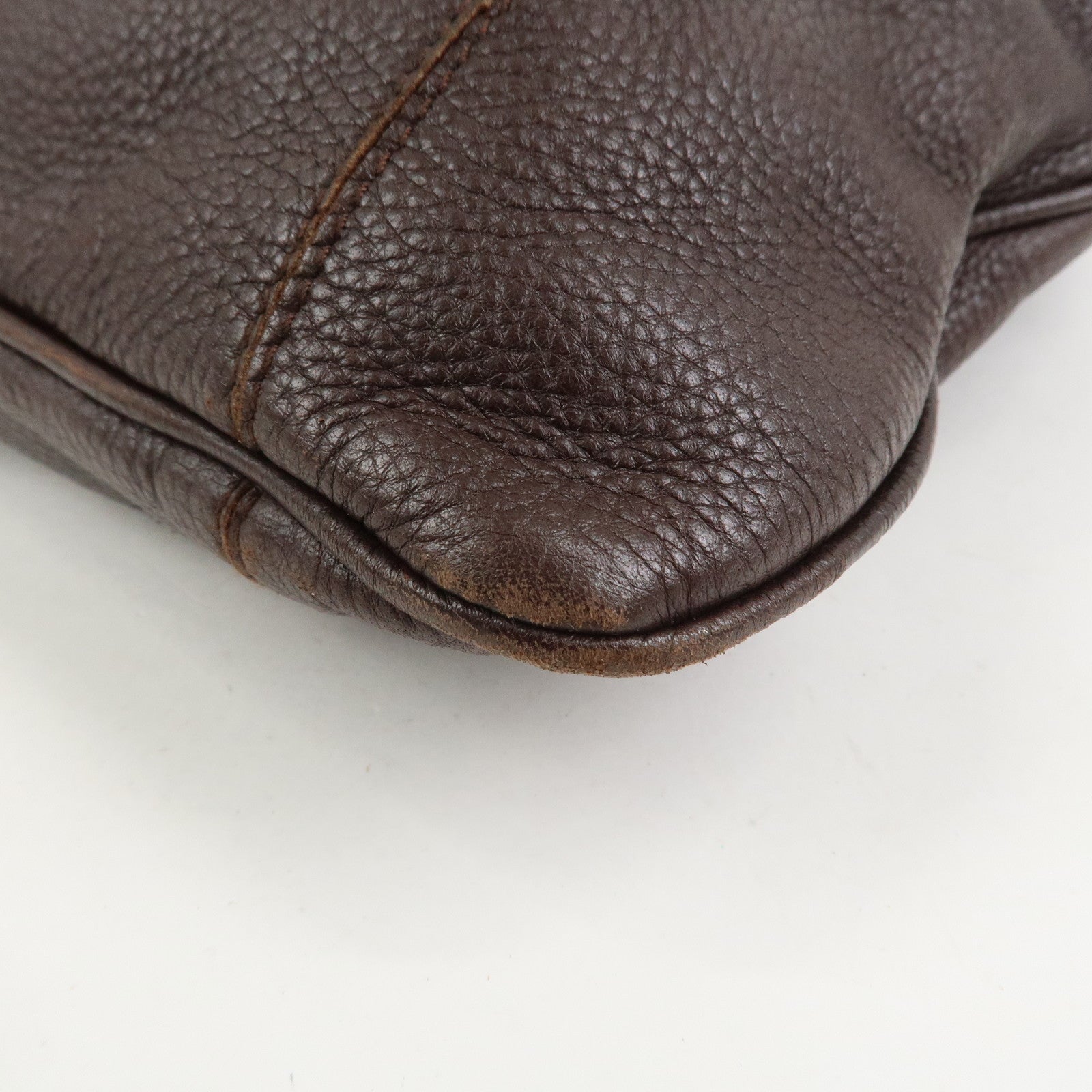 BOTTEGA VENETA Cervo Leather 2WAY Bag Shoulder Bag Hand Bag Brown