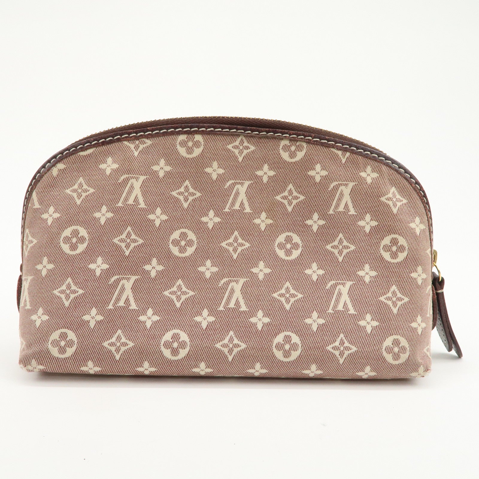 Louis Vuitton Monogram Idylle Pochette Cosmetic Pouch Sepia M40377