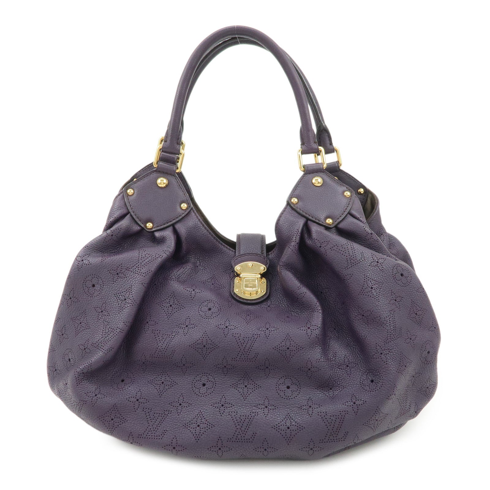 Louis Vuitton Monogram Mahina L Leather Hand Shoulder Bag M93441