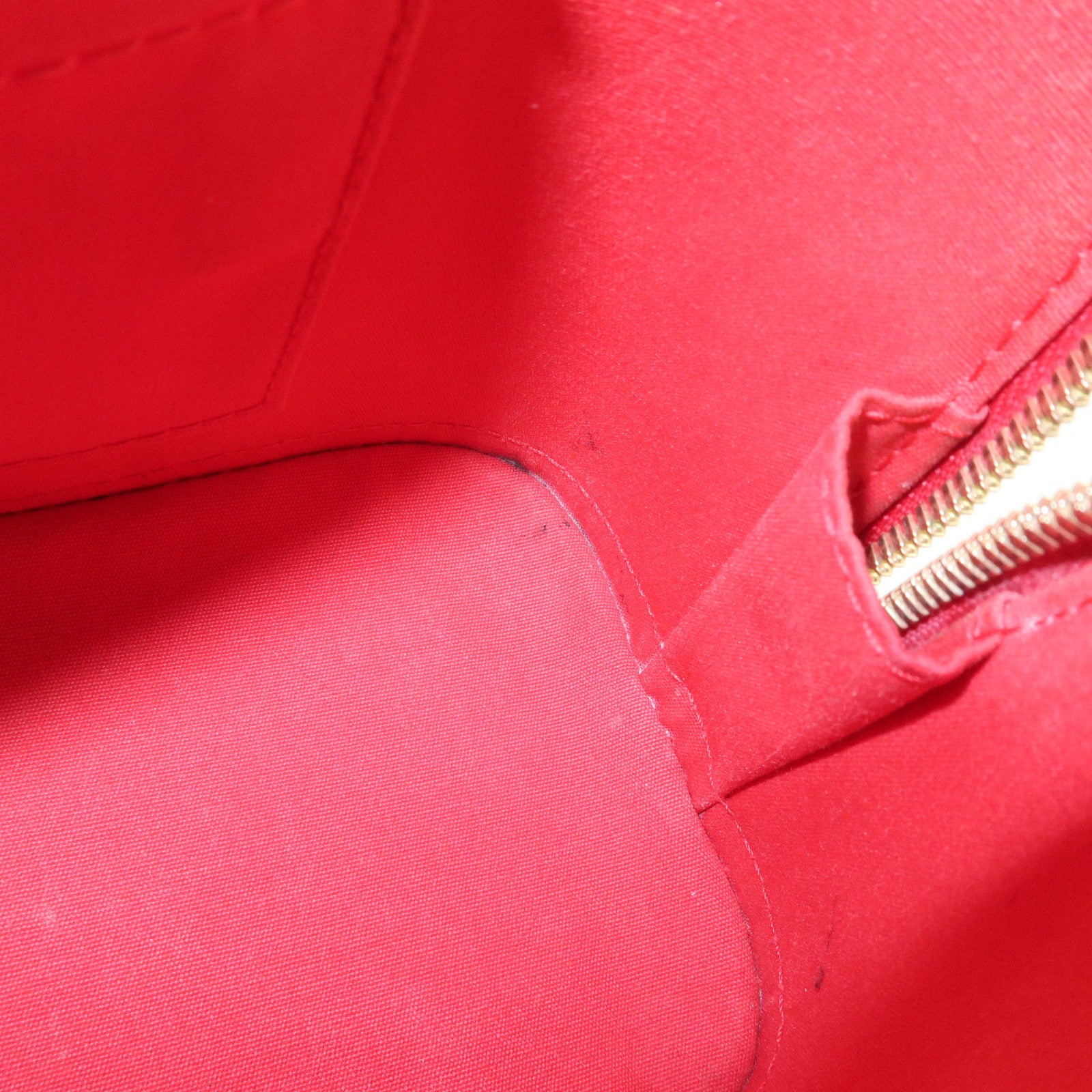 Louis Vuitton Monogram Vernis Alma BB 2Way Hand Bag Cerise M90174