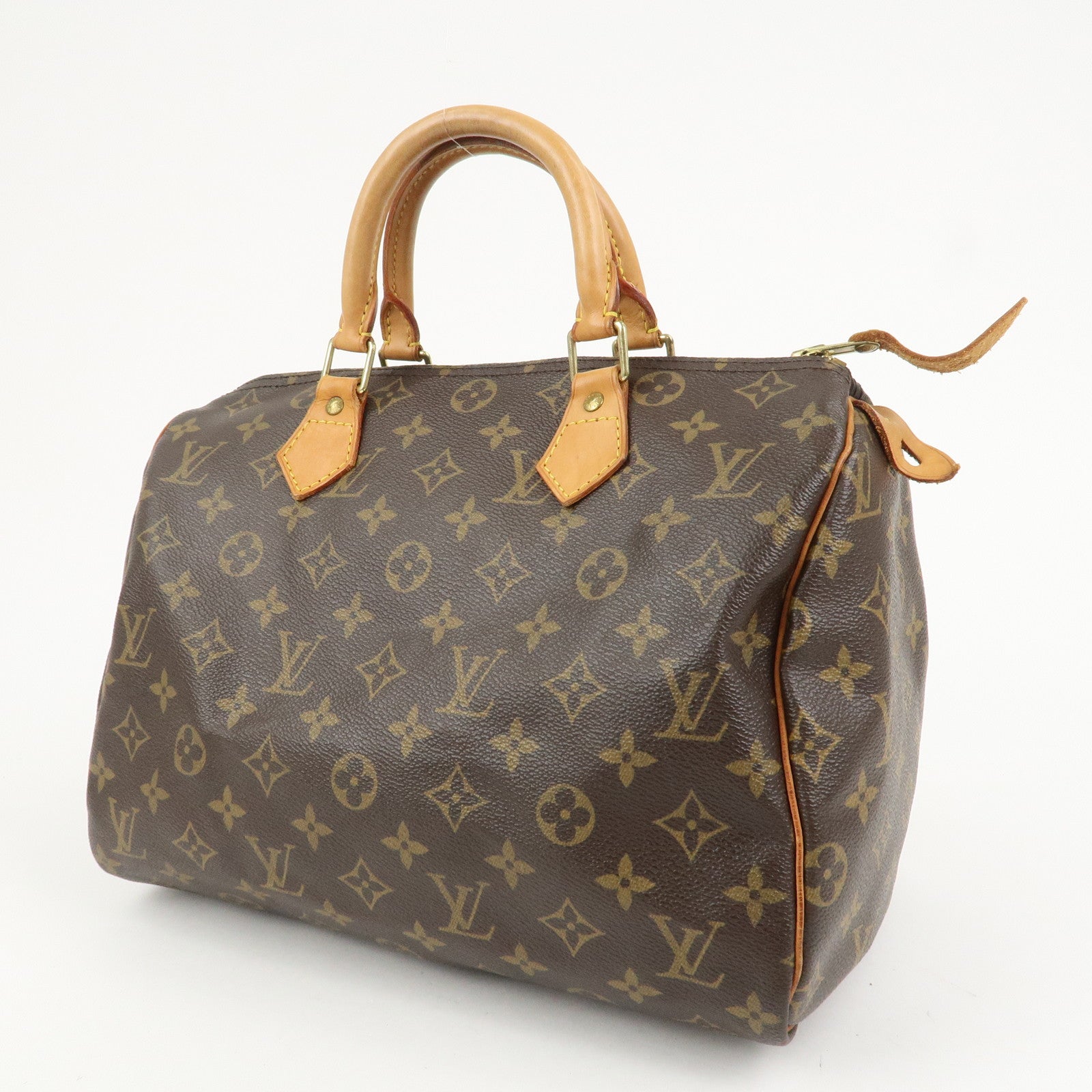 Louis Vuitton Monogram Speedy 30 Boston Bag Hand Bag Brown M41526