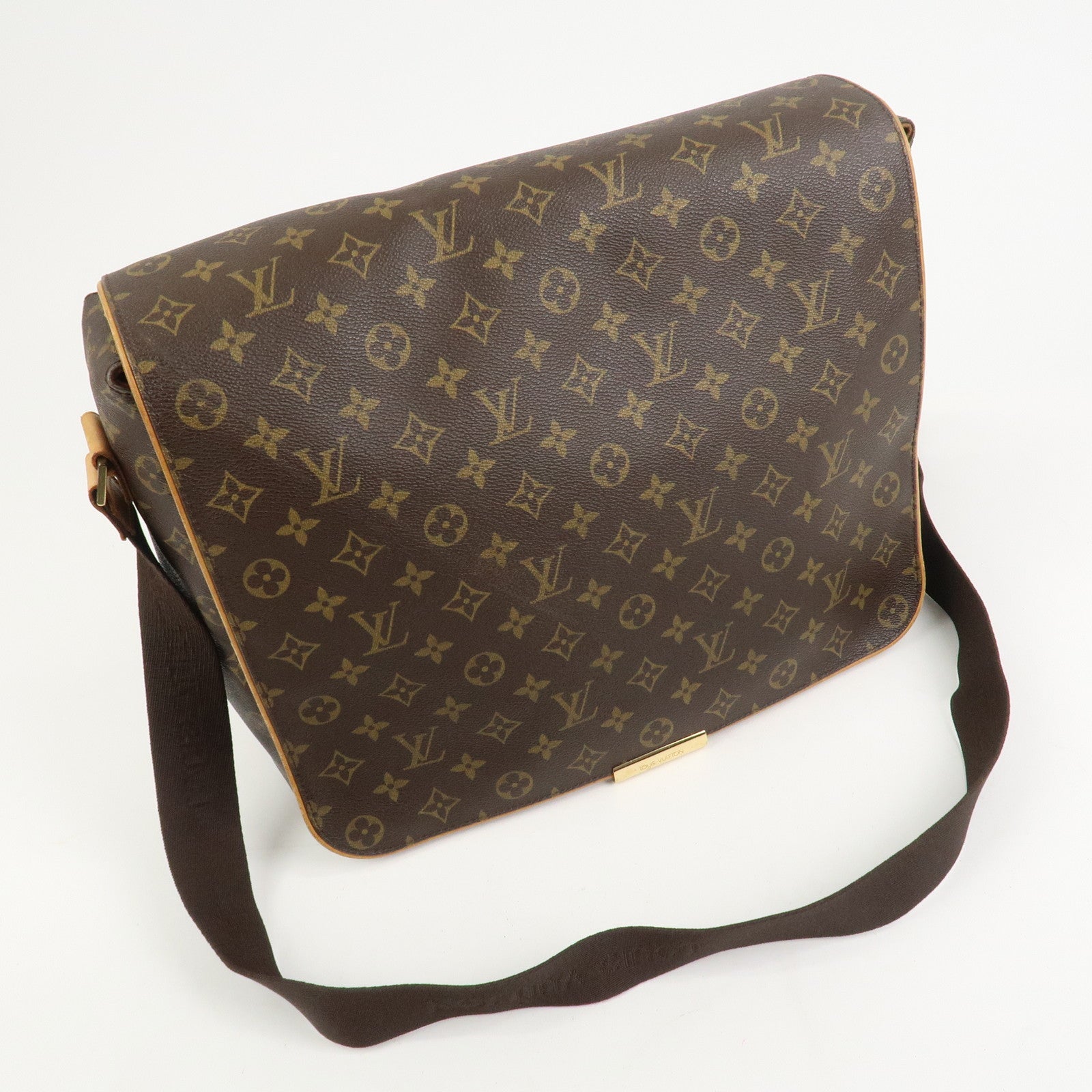 Louis Vuitton Monogram Abbesses Messenger Bag Brown M45257