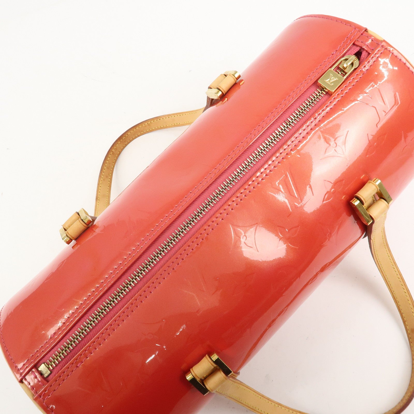 Louis Vuitton Monogram Vernis Leather Bedford Shoulder Hand Bag Framboise M9133F