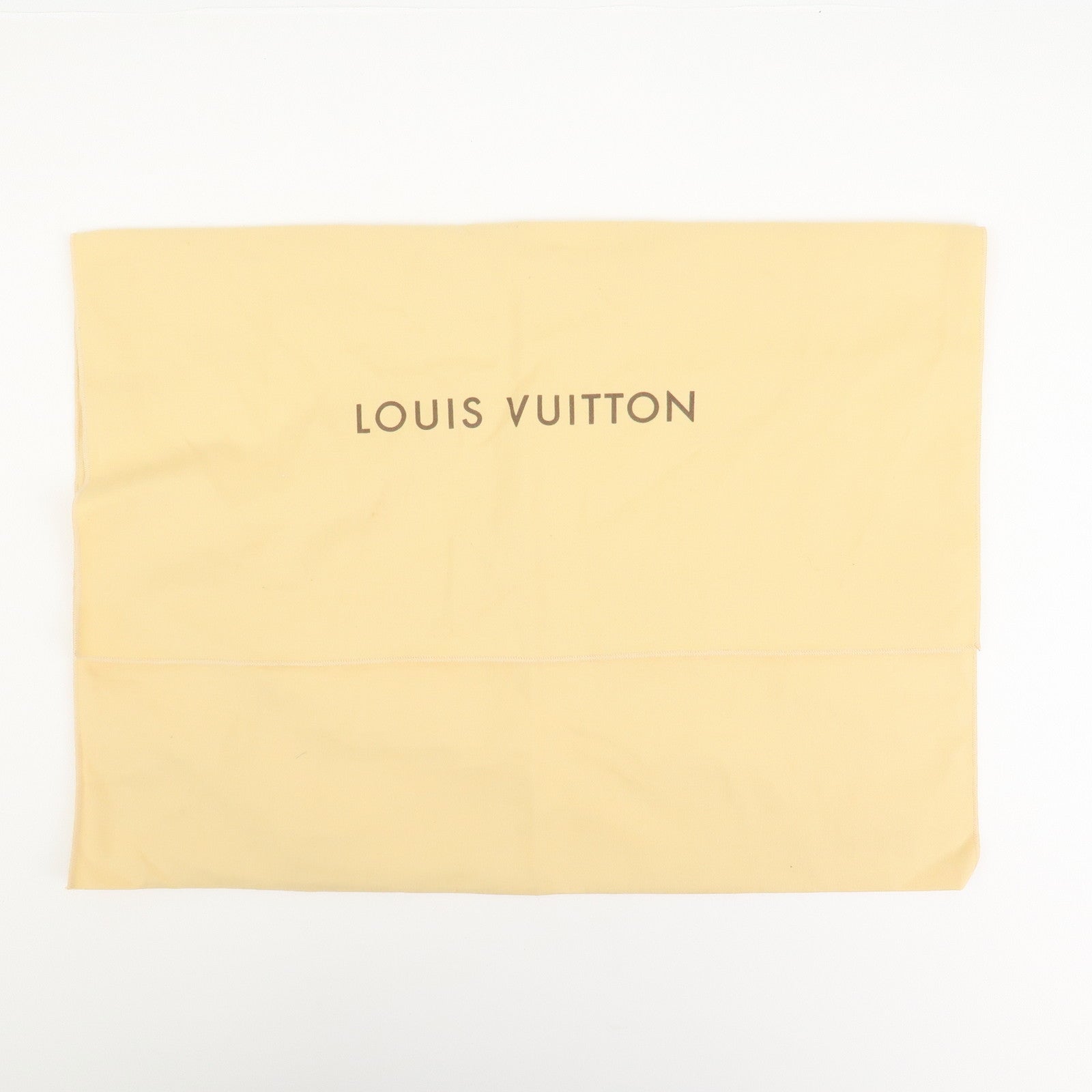 Louis Vuitton Set of 12 Dust Bag Storage Bag Flap Beige
