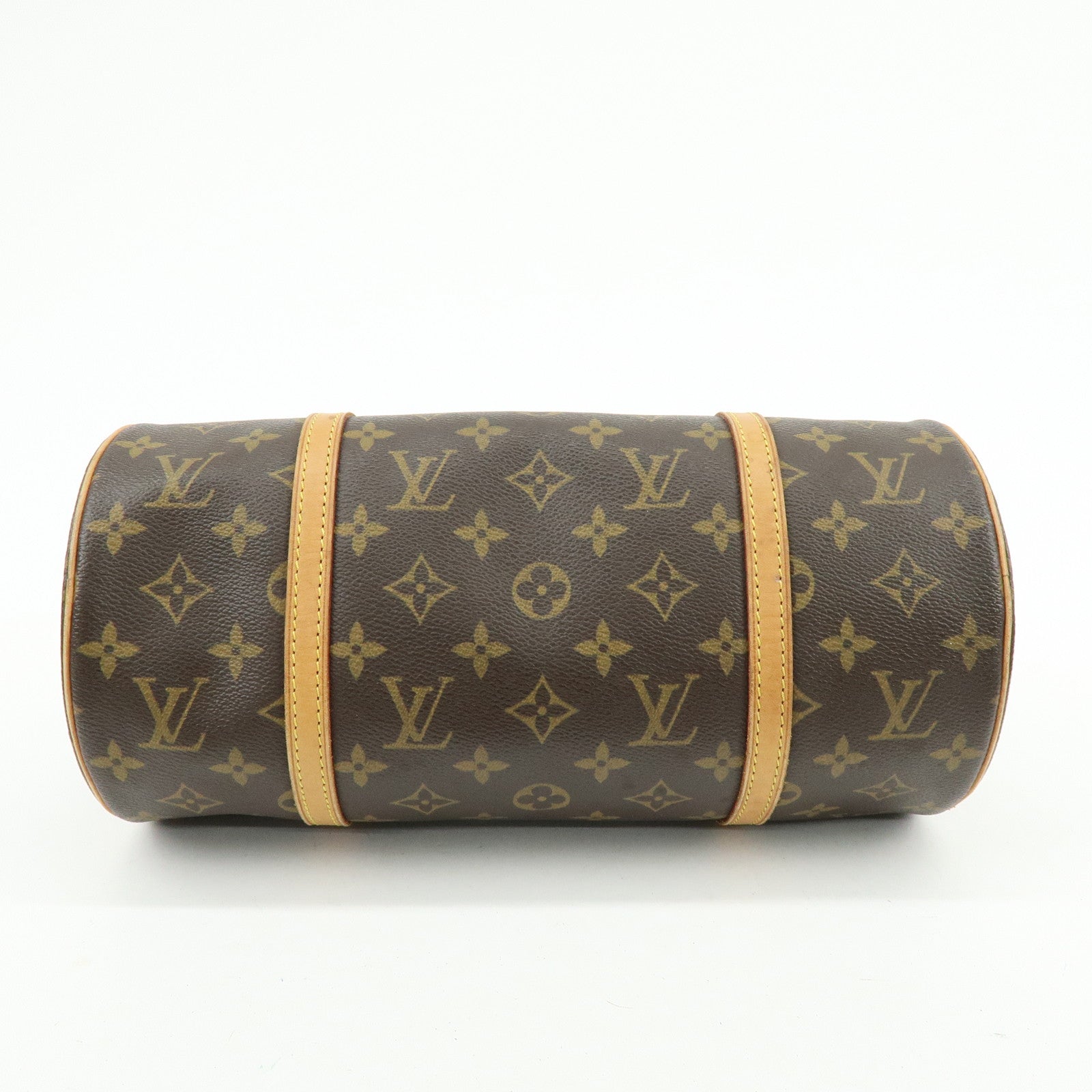 Louis Vuitton Monogram Papillon 30 Hand Bag Brown M51385