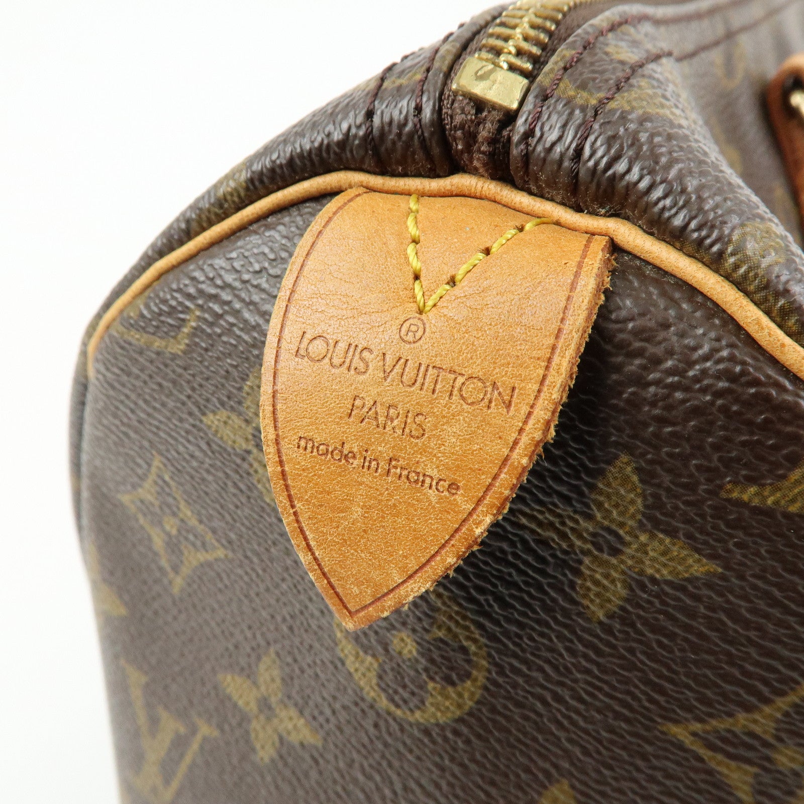 Louis Vuitton Monogram Speedy 35 Boston Bag Hand Bag Brown M41524