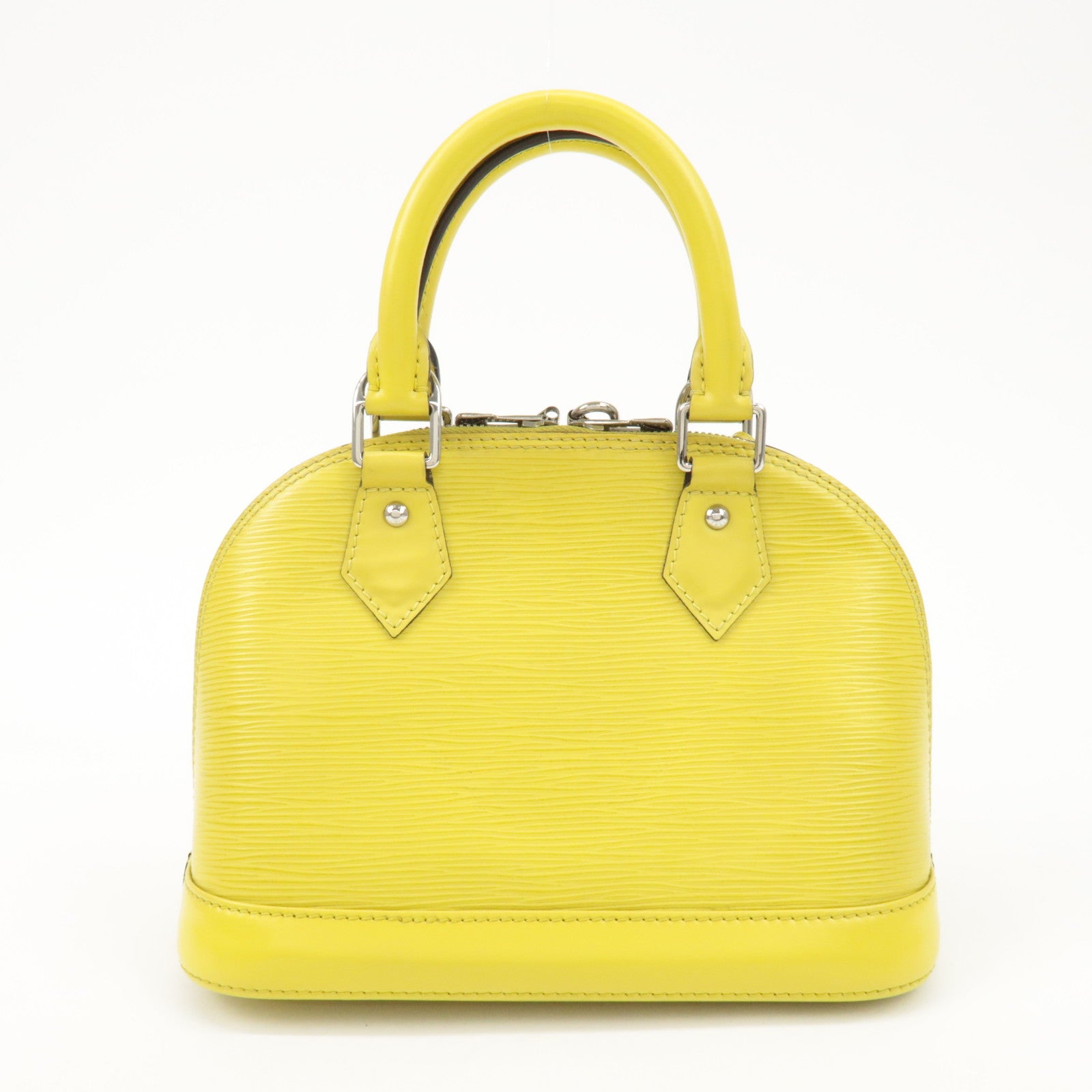 Louis Vuitton Epi Alma BB 2way Bag Hand Bag Pistache M40981 Used