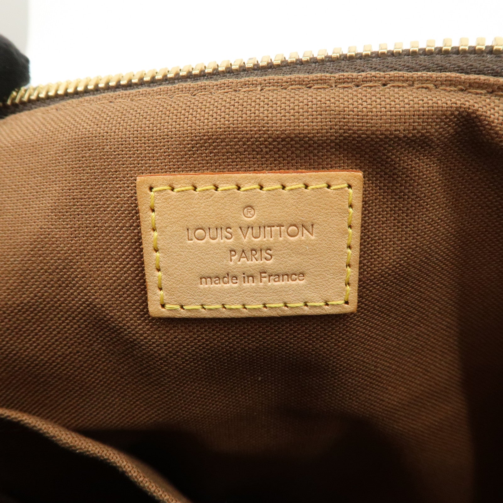 Louis Vuitton Monogram Palermo PM 2Way Hand Bag Brown M40145