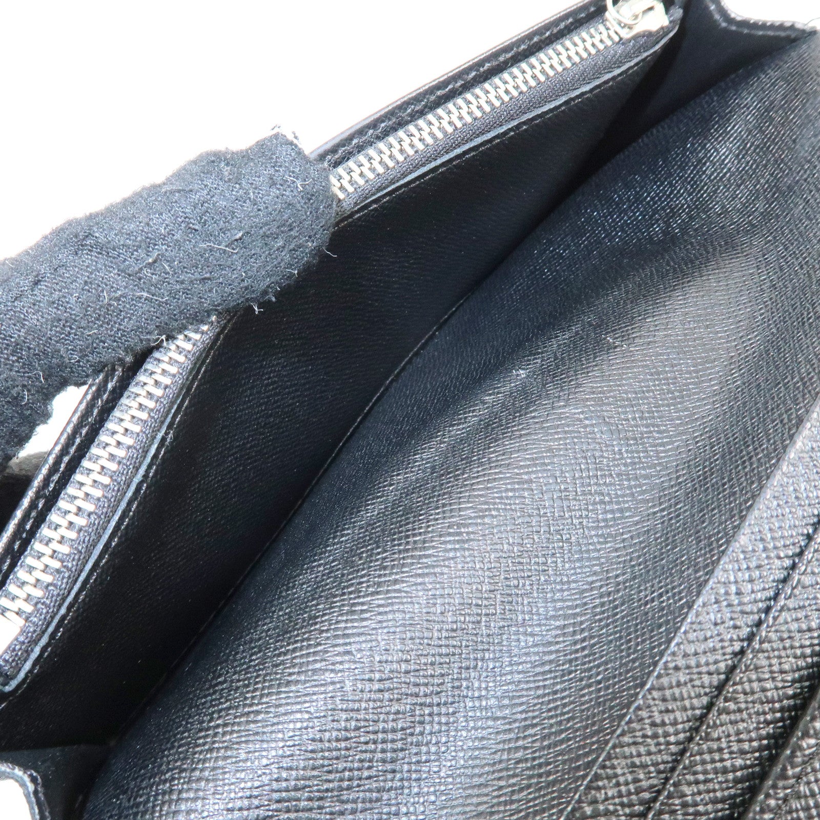 Louis Vuitton Damier Portefeuille Brazza Long Wallet N62665 Used