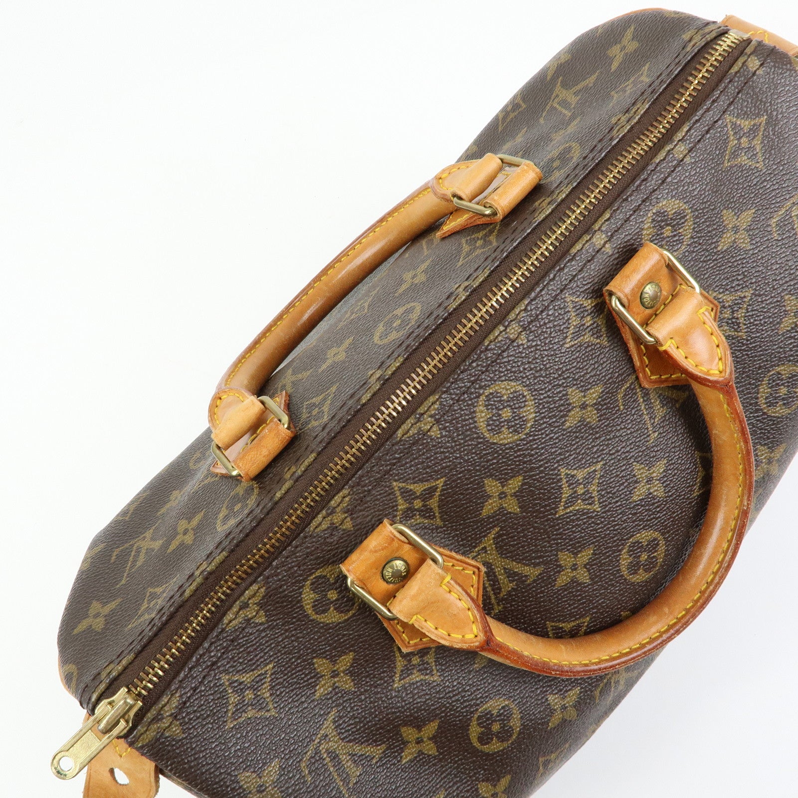 Louis Vuitton Monogram Speedy 30 Boston Bag Hand Bag Brown M41526