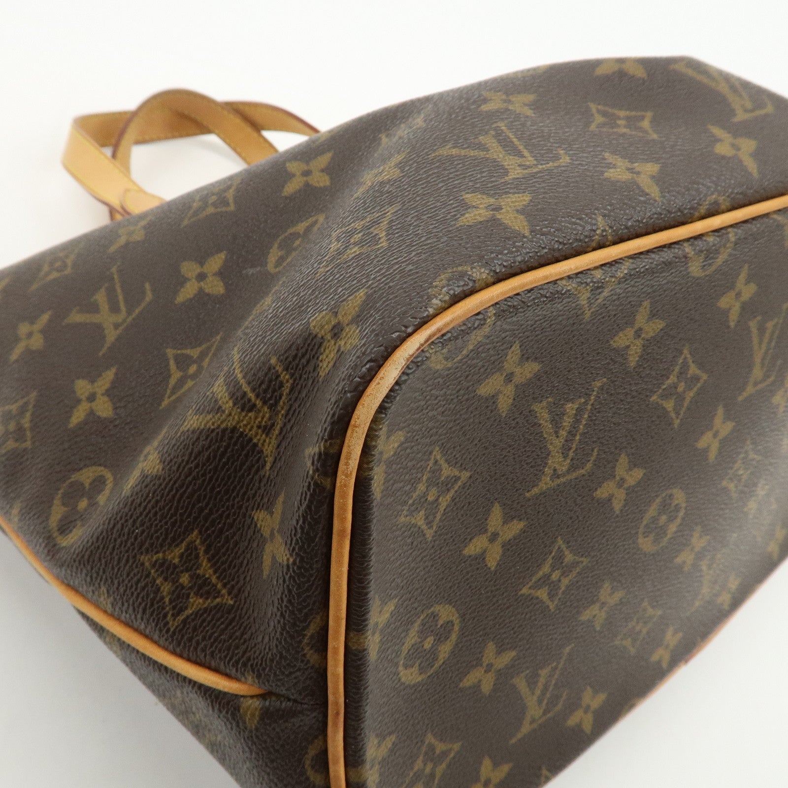 Louis Vuitton Monogram Palermo PM 2Way Hand Bag Brown M40145