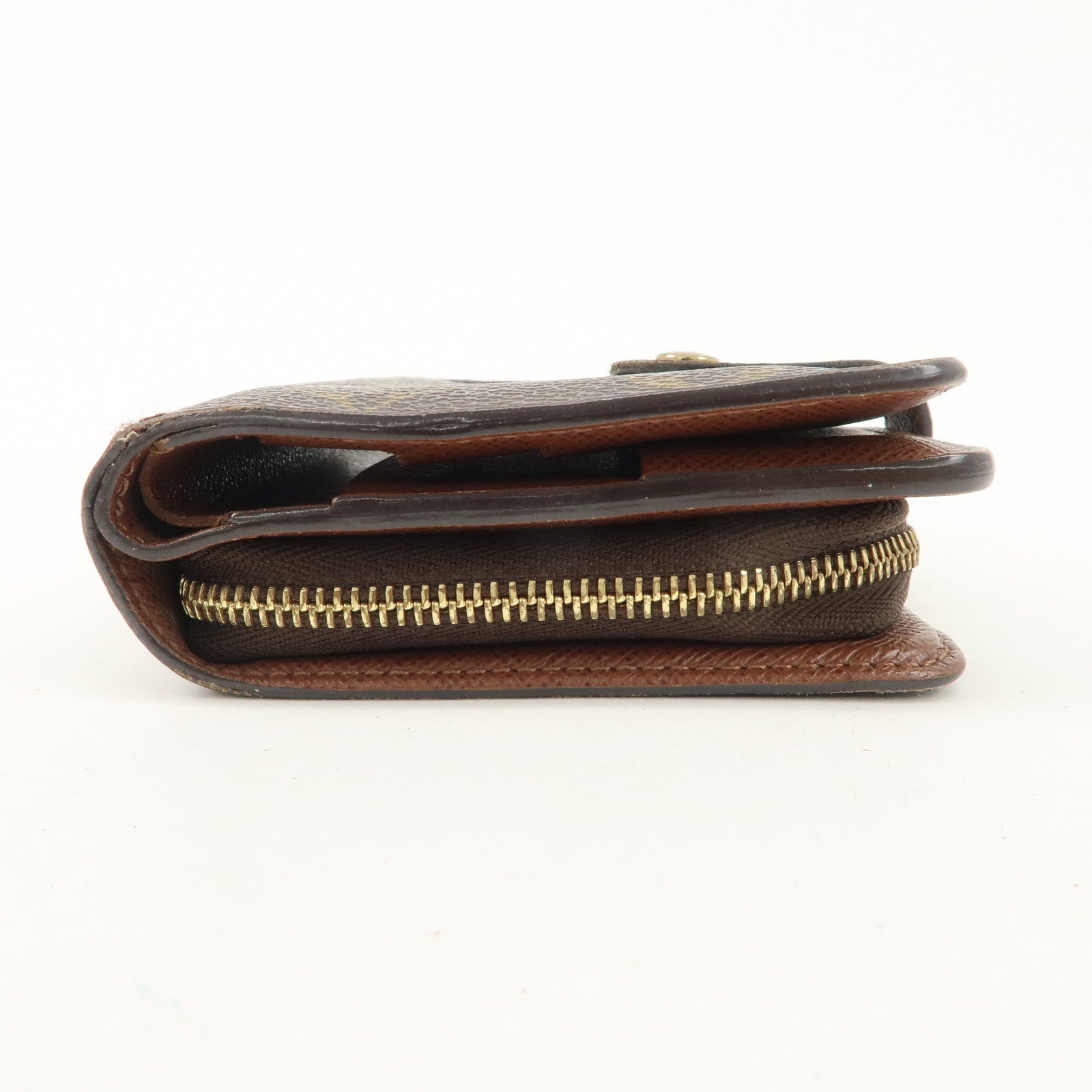 Louis Vuitton Louis Monogram Compact Small Zippy Wallet M61667 Used