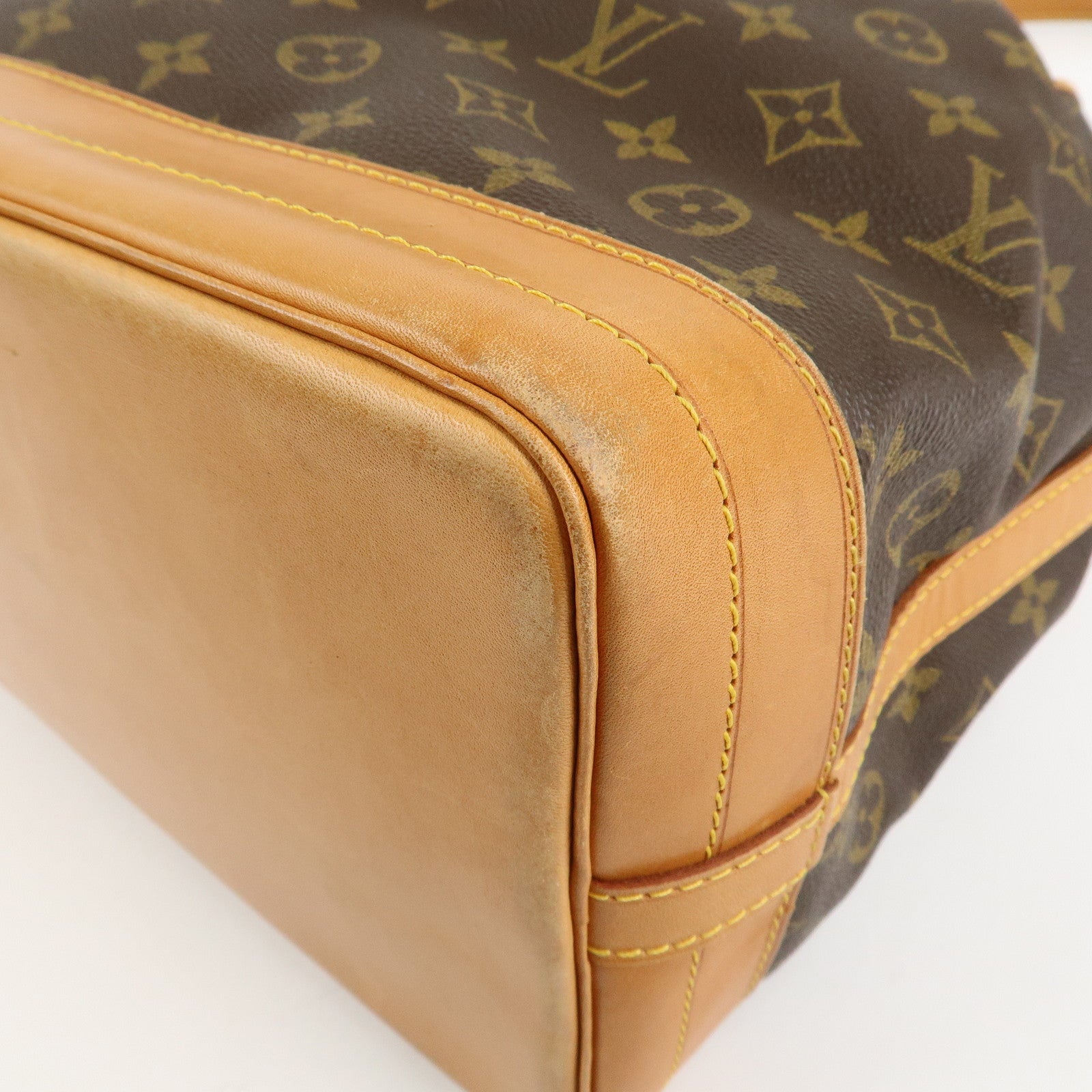 Louis Vuitton Monogram Noe Shoulder Bag Hand Bag Brown M42224 Used