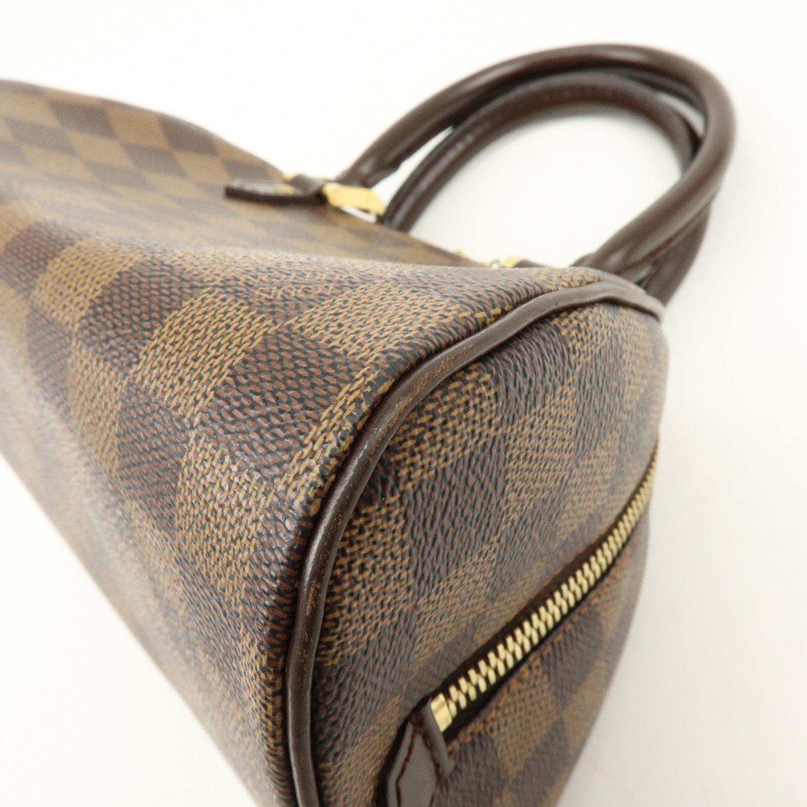 Louis Vuitton Damier Ebene Rivera Mini Hand Bag Brown N41436