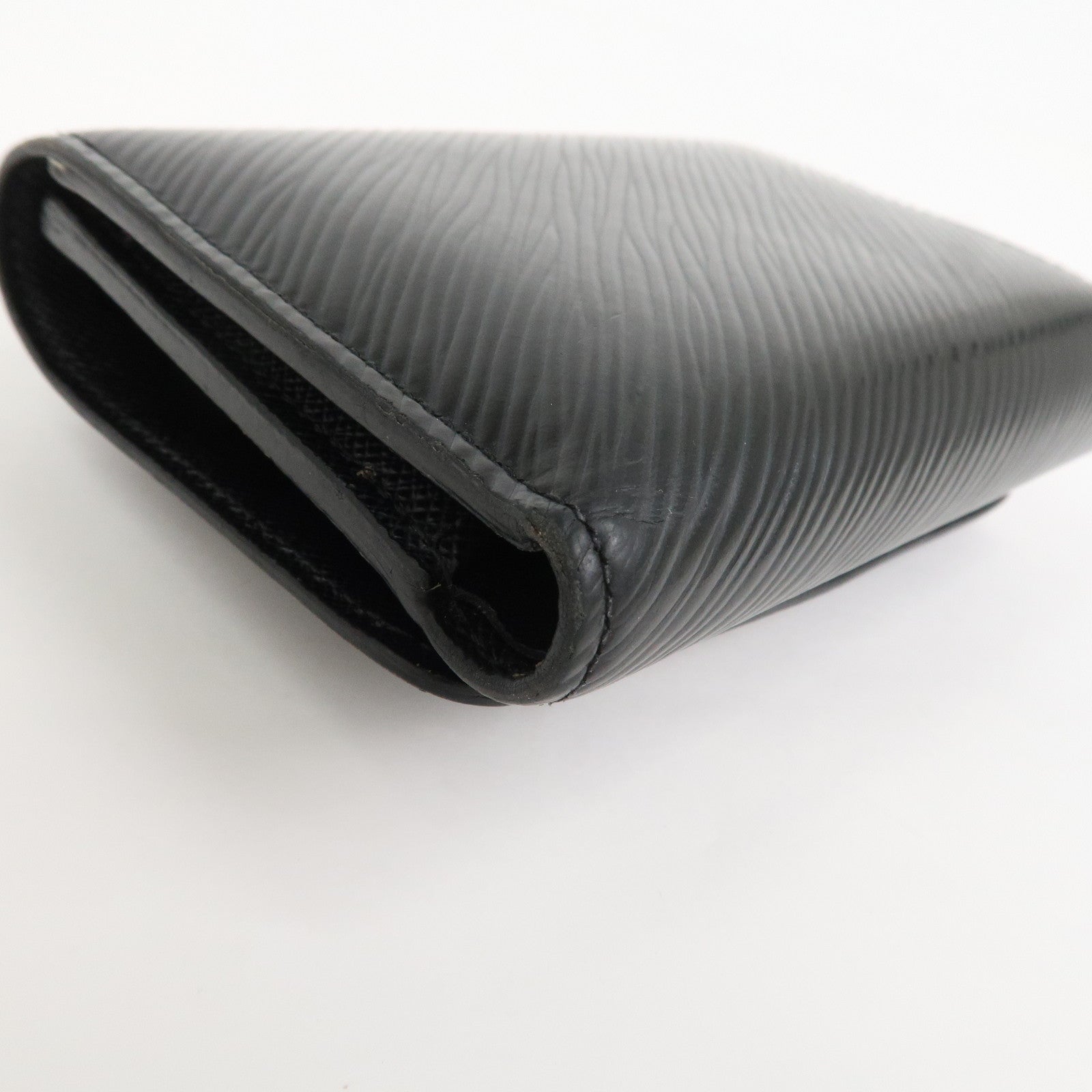 Louis Vuitton Epi Portefeuille Twist Compact XS Wallet Black M63322