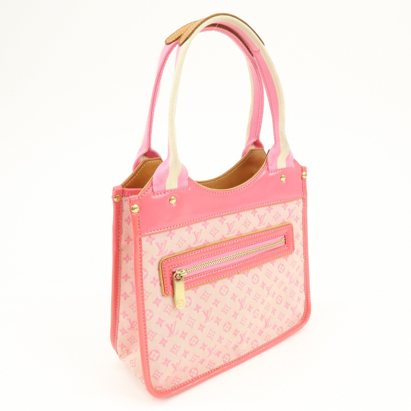 Louis Vuitton Monogram Mini Sac Catherine Hand Bag Pink M92930