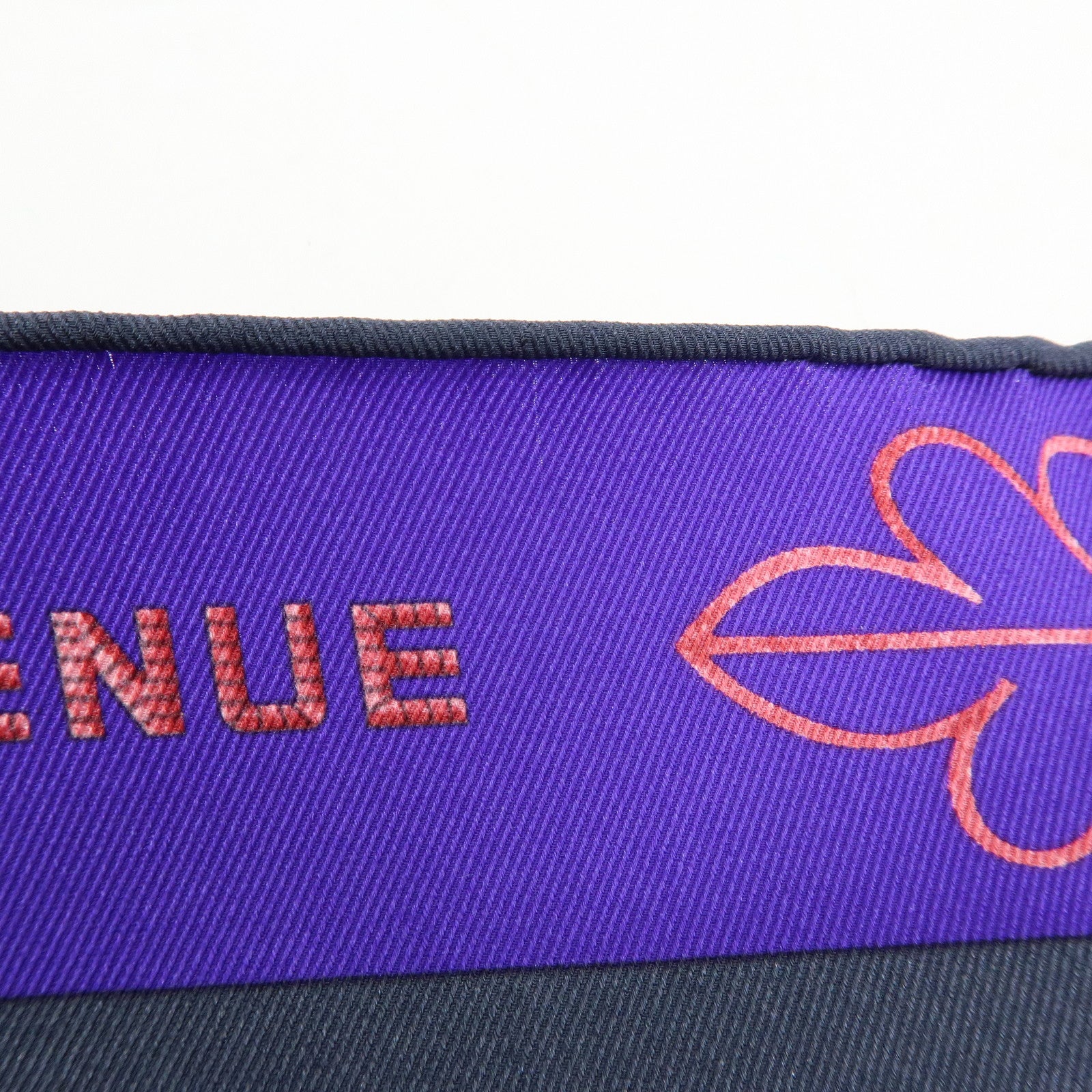 HERMES Carre 65 Set of 2 Silk 100% Scarf Black Purple Blue