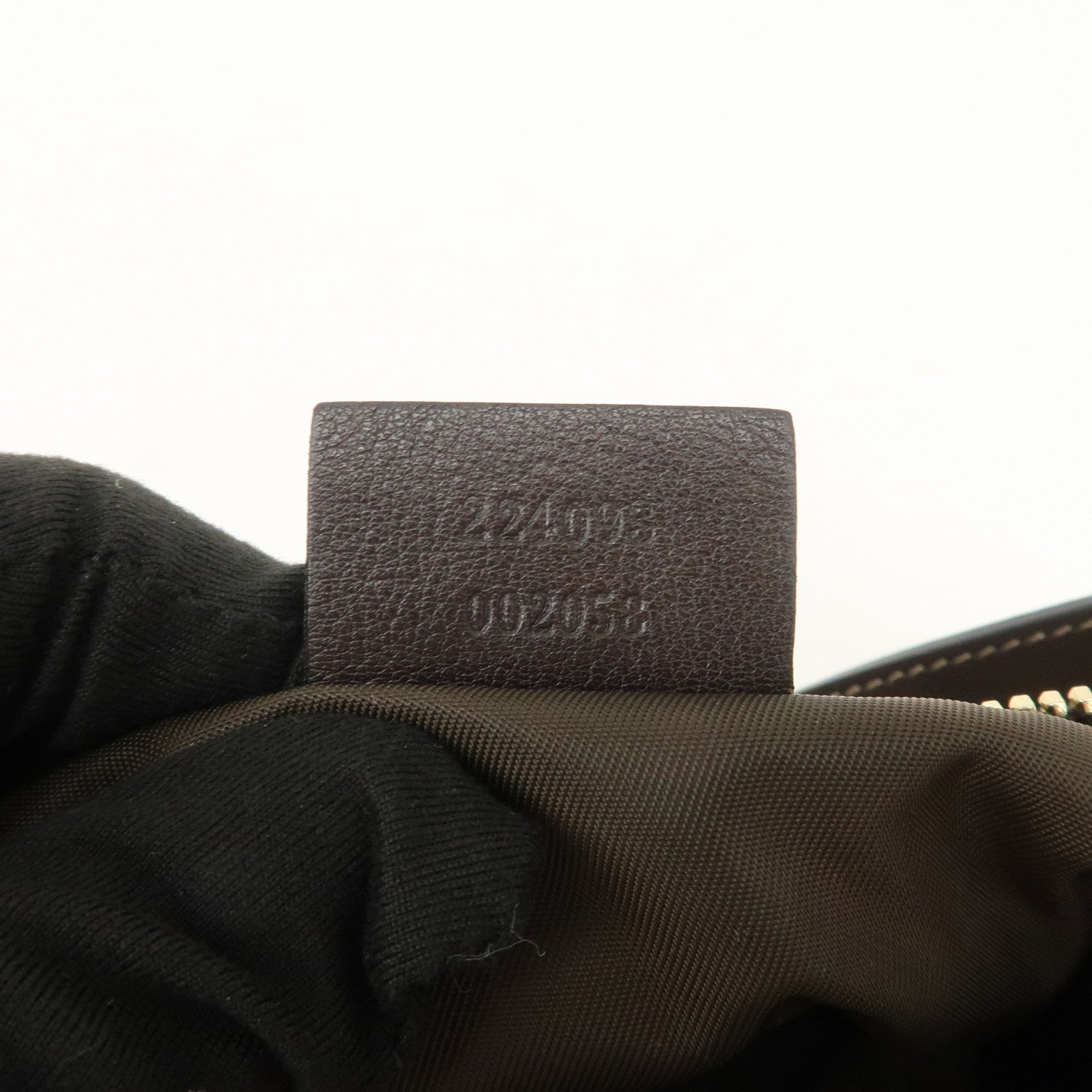 GUCCI Sherry GG Canvas Leather Shoulder Bag Beige Brown 224093 Used