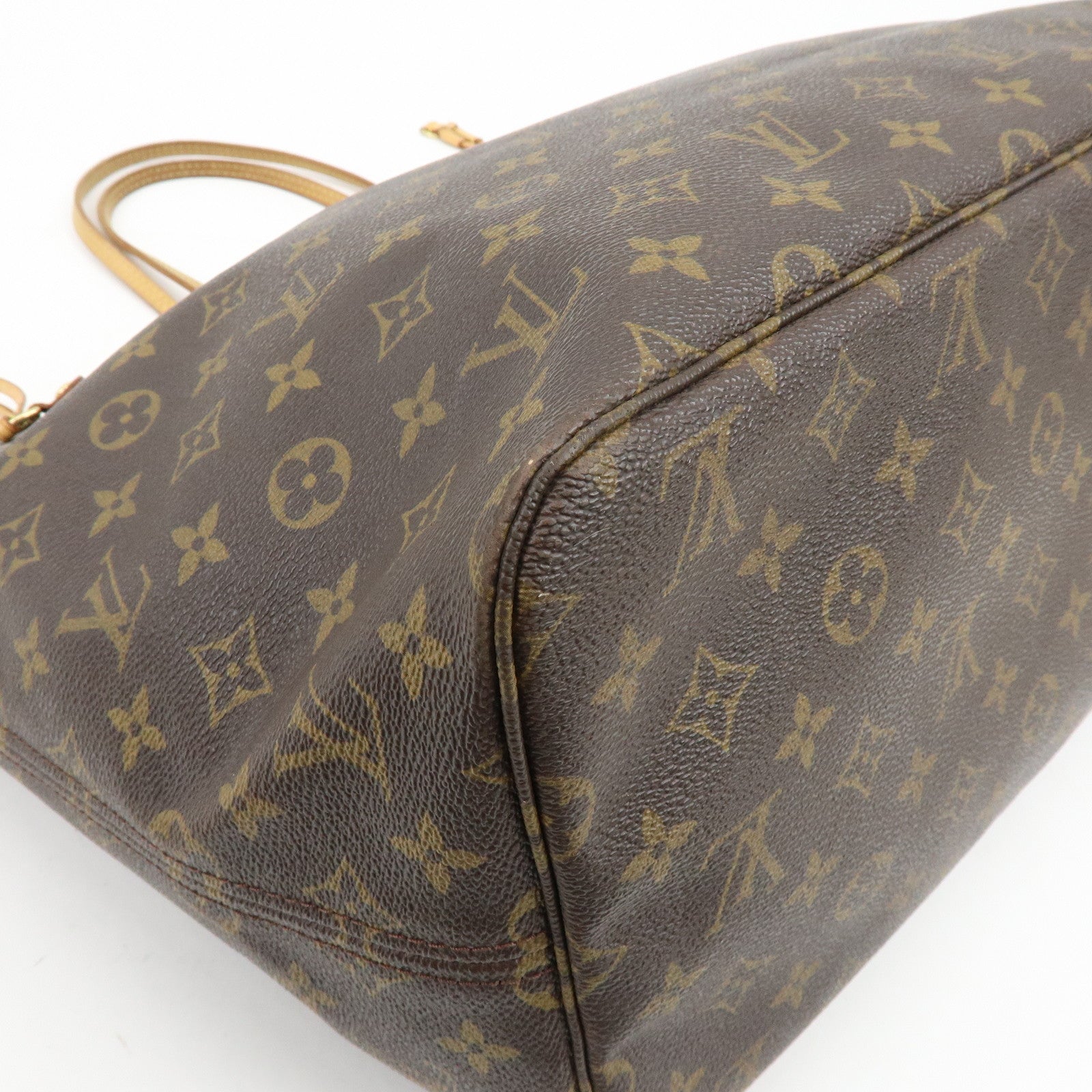 Louis Vuitton Monogram Neverfull GM Tote Bag Hand Bag Brown M40157