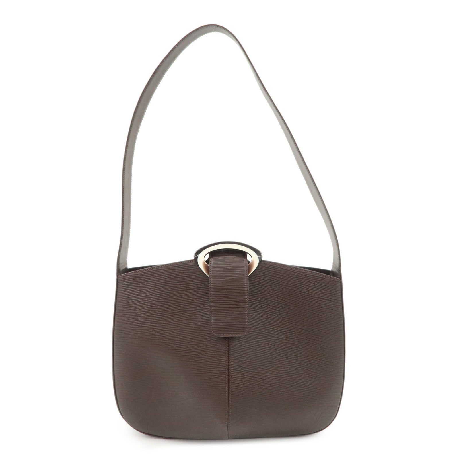 Louis Vuitton Epi Reverie Hand Bag Shoulder Bag Moca M5216D Used