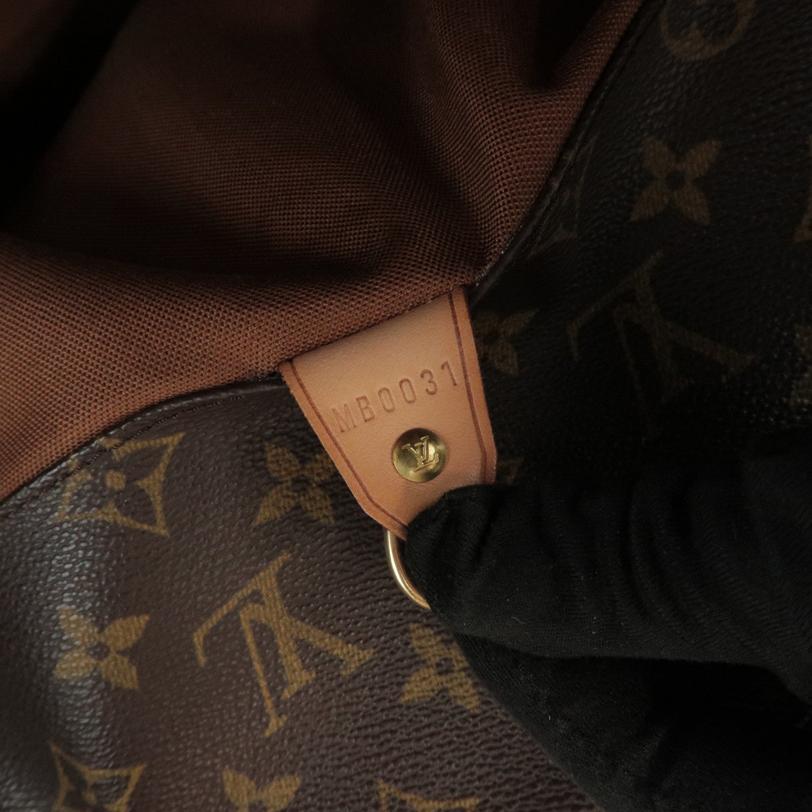 Louis Vuitton Monogram Sac Shopping Shoulder Bag Brown M51108