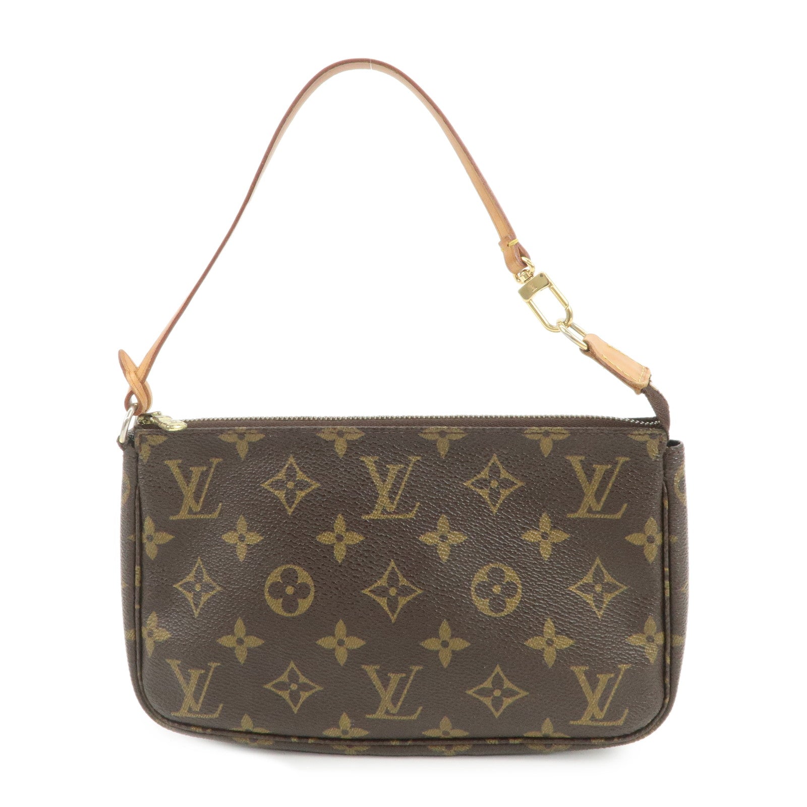 Louis Vuitton Monogram Pochette Accessoires Pouch Hand Bag M51980