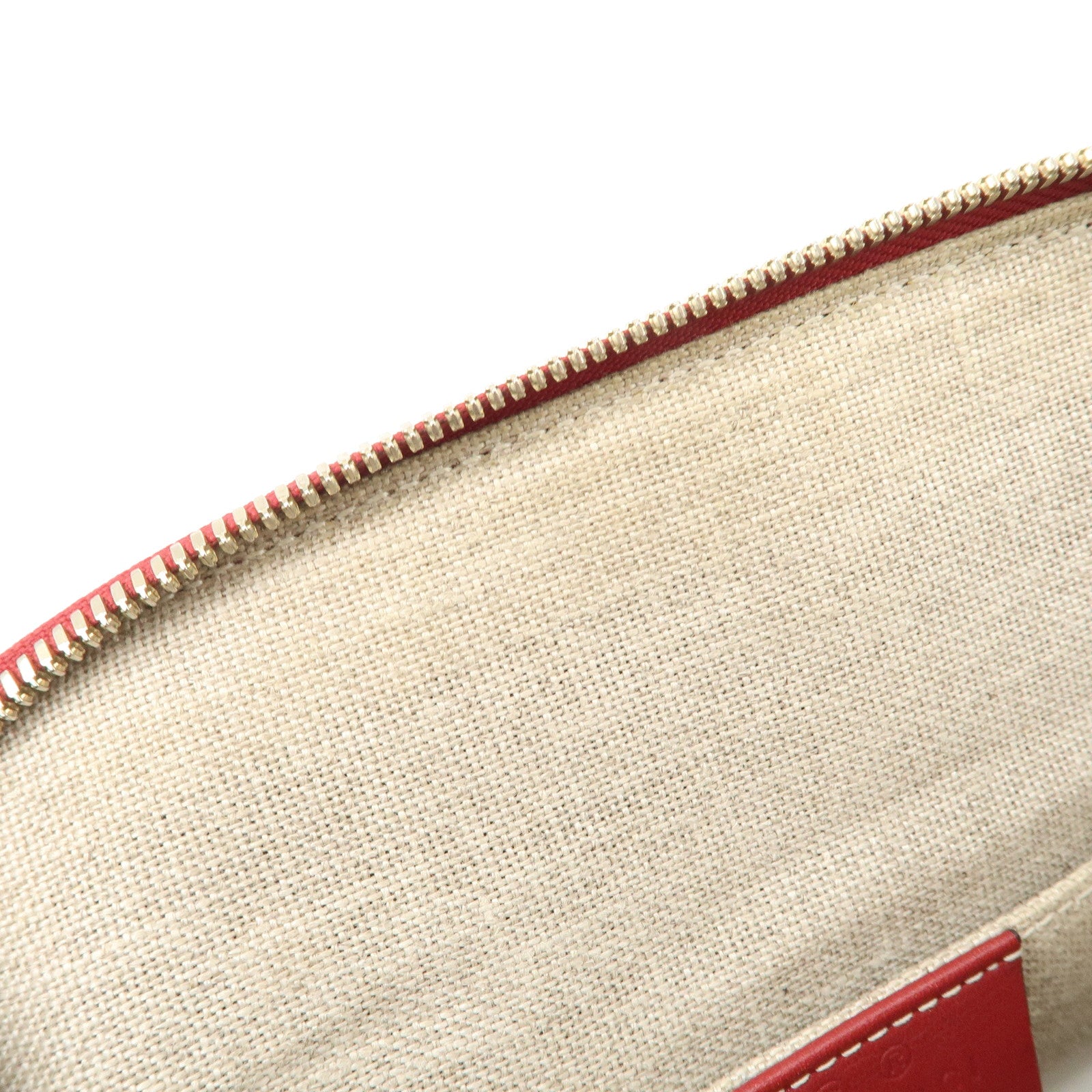 GUCCI Micro Guccissima 2Way Bag Hand Bag Red 449654