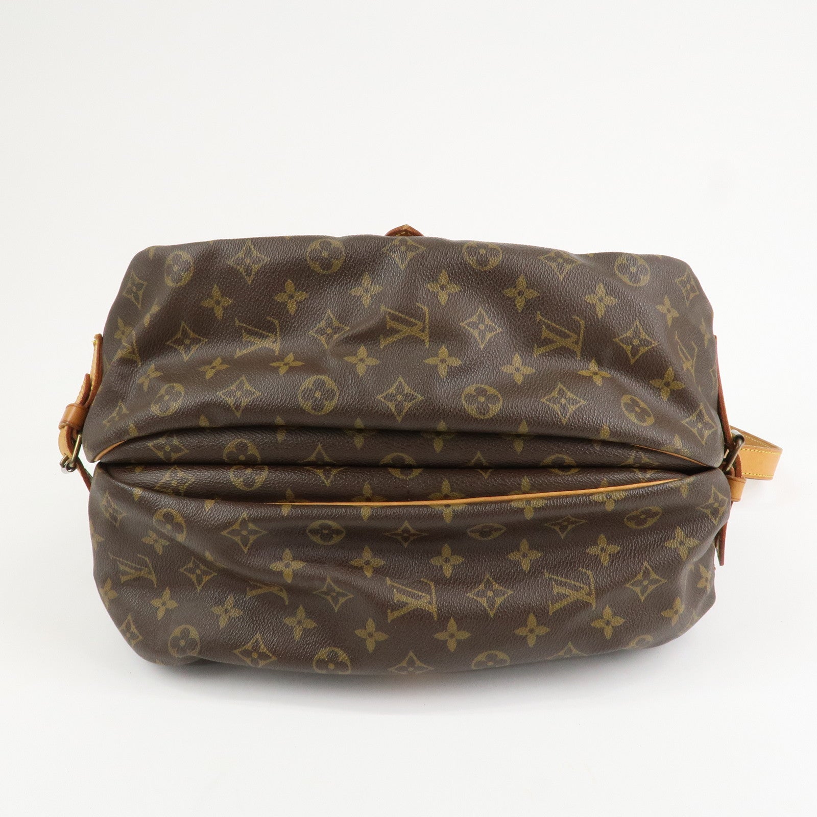 Louis Vuitton Monogram Saumur 35 Shoulder Bag Brown M42254
