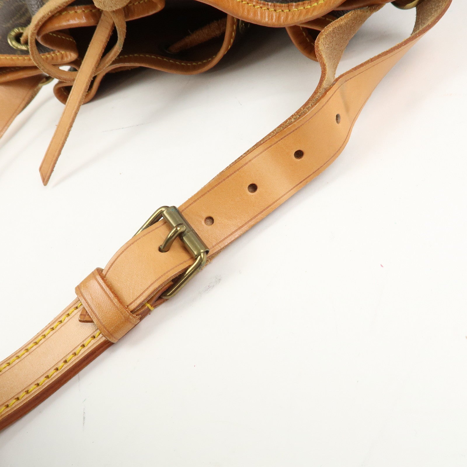 Louis Vuitton Monogram Canvas Petit Noe Shoulder Bag Brown M42226