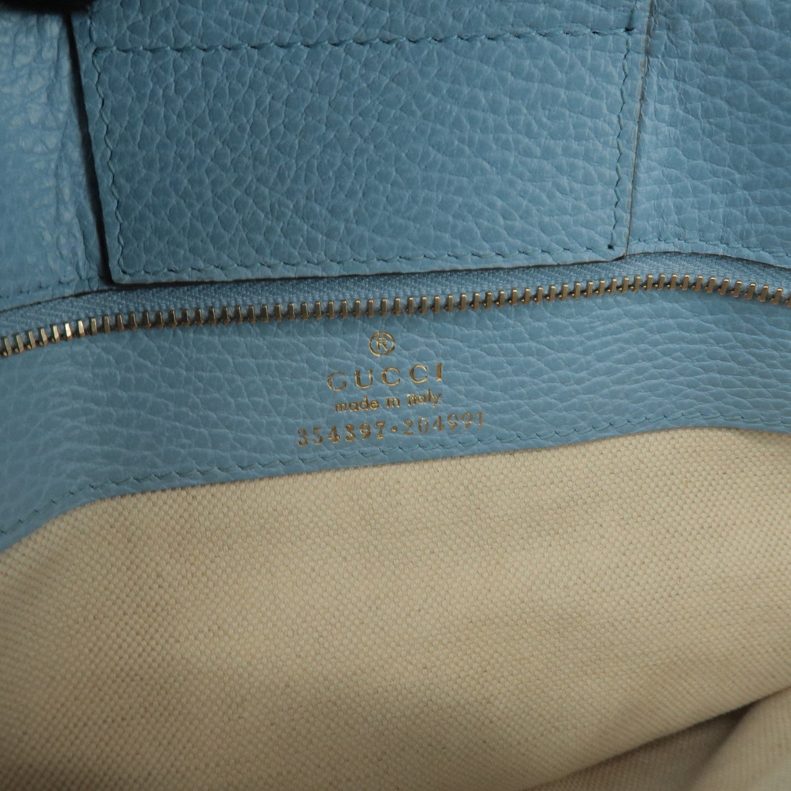 GUCCI Interlocking G Swing Large Tote Bag Shoulder Bag Beige 354397