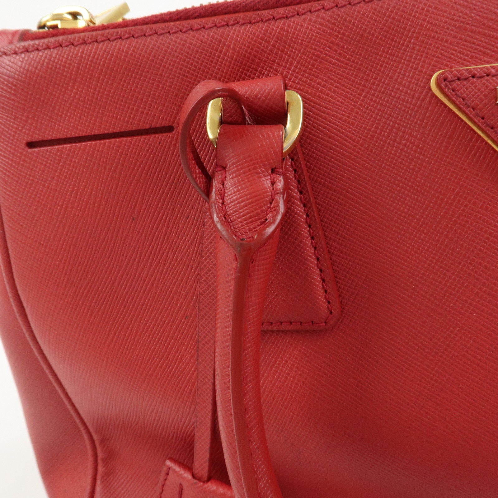 PRADA Saffiano Leather Galleria 2Way Shoulder Bag Hand Bag 1BA863