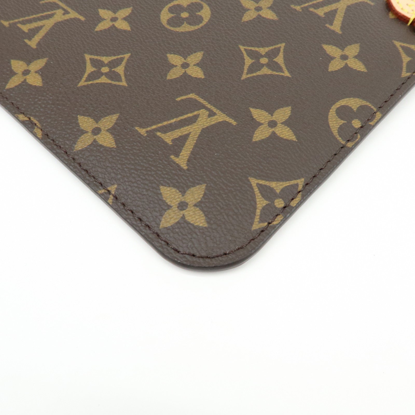 Louis Vuitton Monogram Canvas Leather Pouch for Neverfull MM M41177