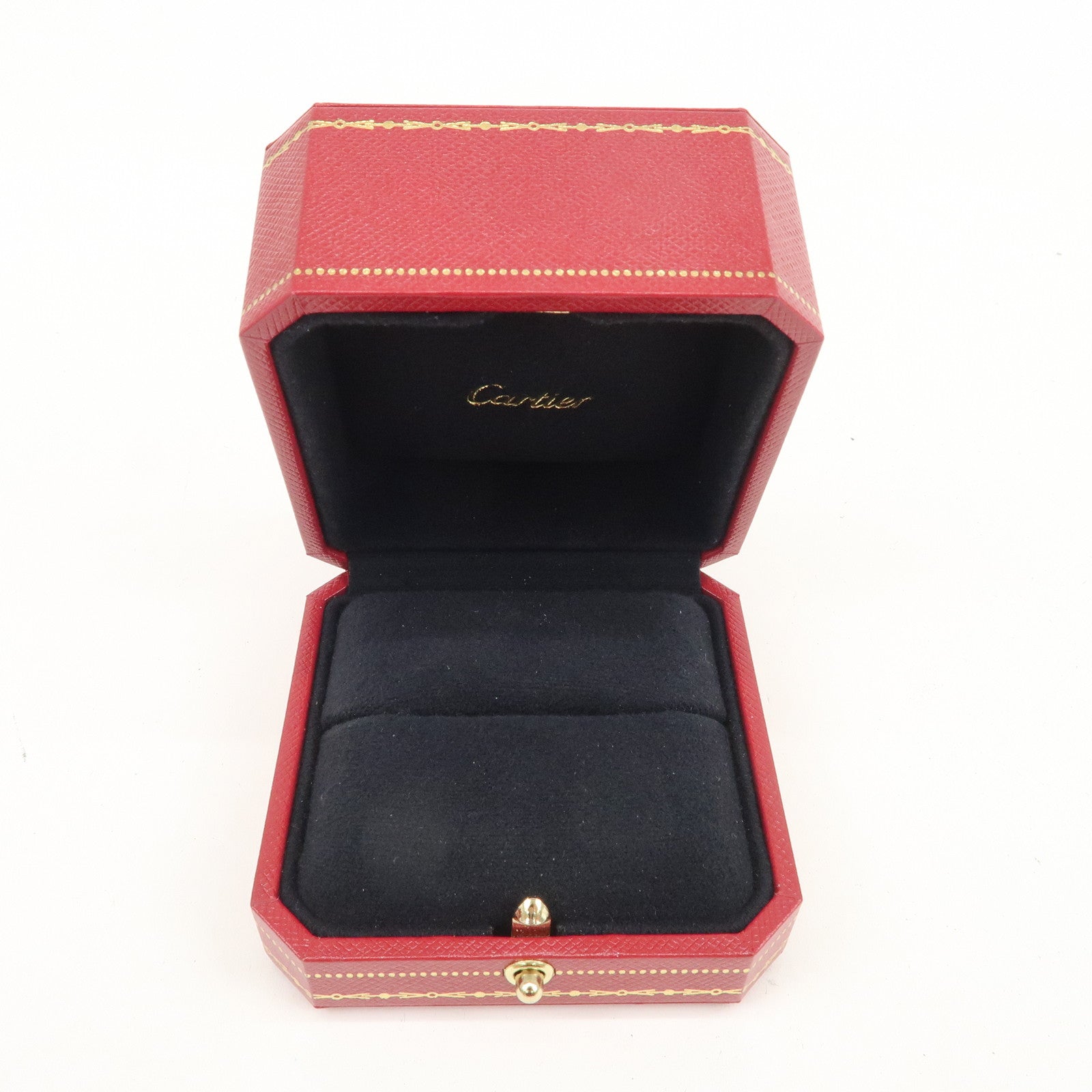 Cartier Set of 5 Jewelry Boxes Ring Boxes Red Gold