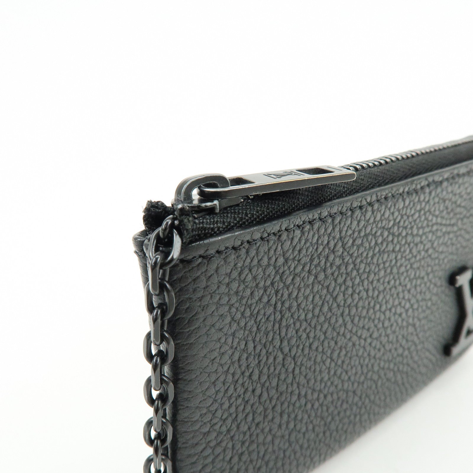 Louis Vuitton Aerogram Pochette Cles Coin Case Noir Black M81031